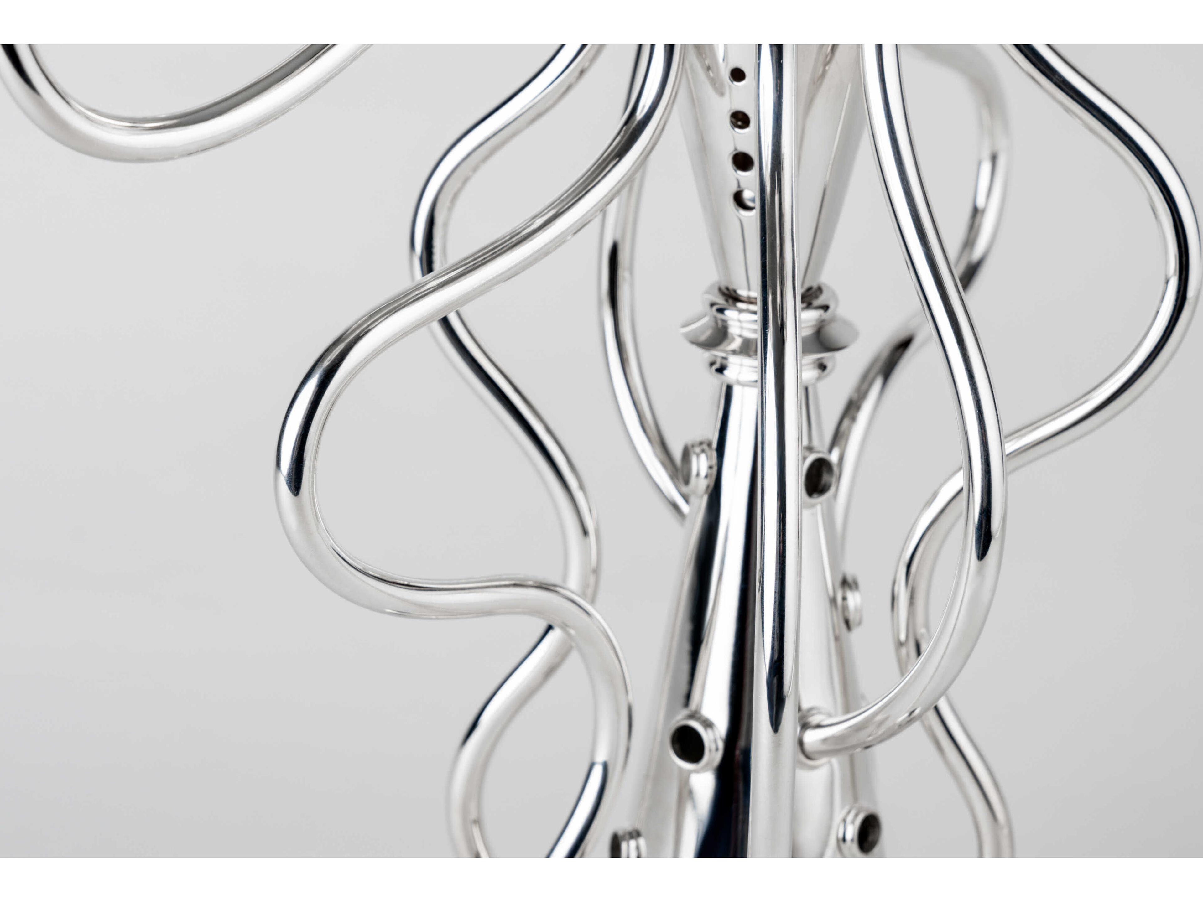 Driade Borek Sipek Silver Plated Candle Holder