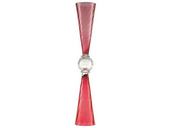 Driade Borek Sipek Clear / Red Vase