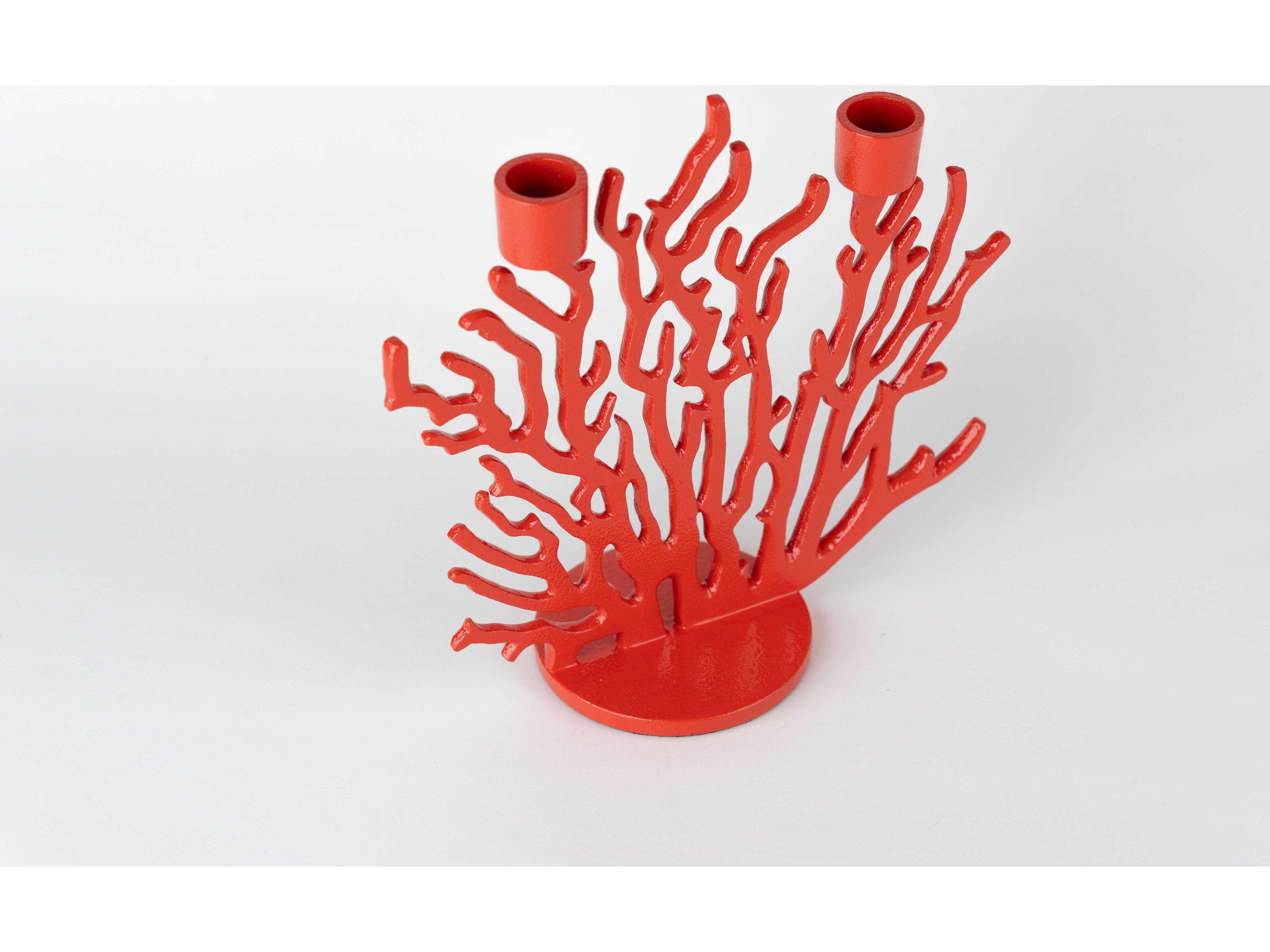 Driade Tenochtitlan Red Candle Holder