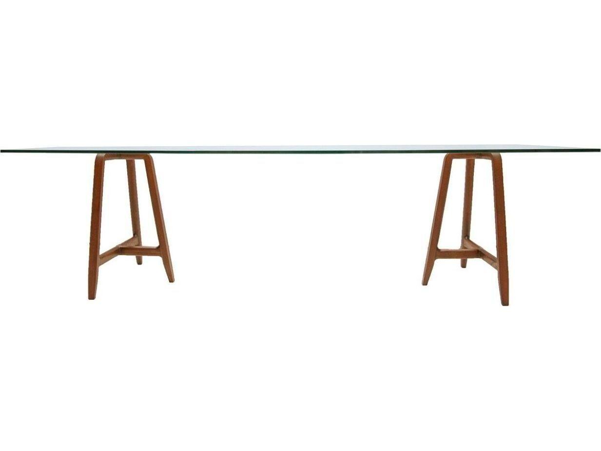Driade Easel By Ludovica + Roberto Palomba Rectangular Glass Dining Table