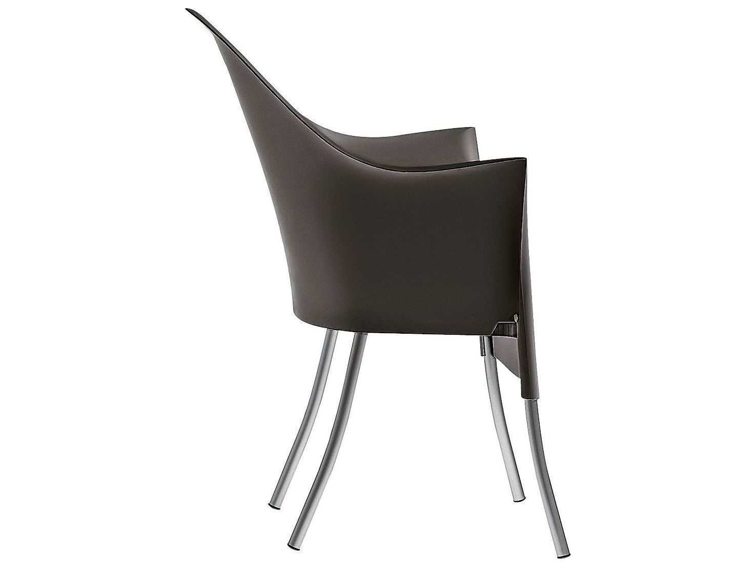 Driade Lord Yo Aluminum Polypropylene Stackable Armchair In Black