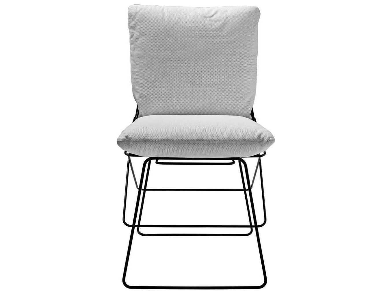 Driade Sof Sof Outdoor Acrylic Cipro/Cataphoresis Steel Cushion Dining Chair