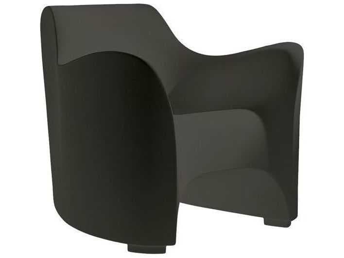 Driade Outdoor Quick Ship Tokyo-pop Monobloc Lounge Chair in Black