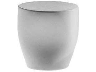 Driade Outdoor Quick Ship Tokyo-Pop Polyethylene Monobloc Oval Small Table / Stool in White