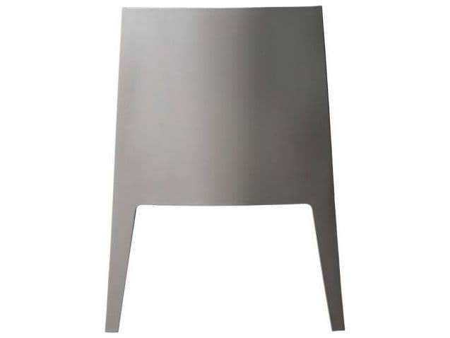 Driade Outdoor Quick Ship Toy Polypropylene Monobloc Stackable Dining Arm Chair in Light Grey