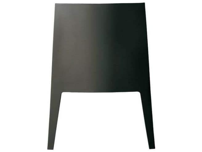 Driade Outdoor Quick Ship Toy Polypropylene Monobloc Stackable Dining Arm Chair in Black