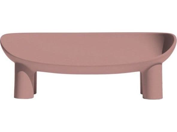 Driade Outdoor Quick Ship Roly Poly Polyethylene Sofa in Flesh