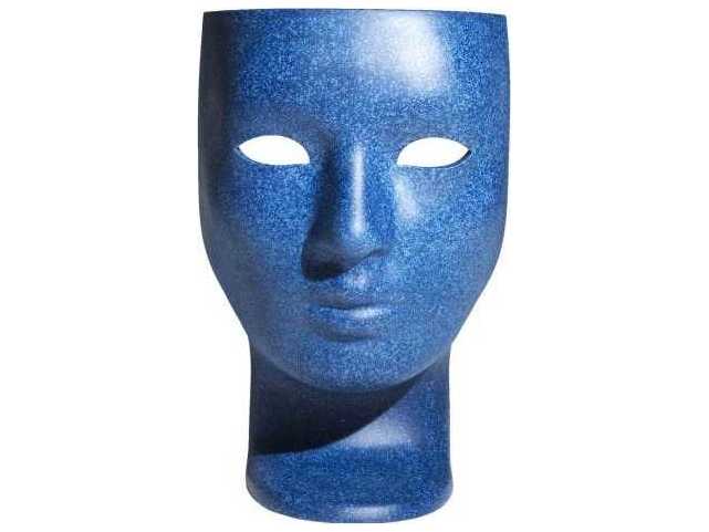 Driade Outdoor Quick Ship Nemo Polyethylene Monobloc Lounge Chair in Denim