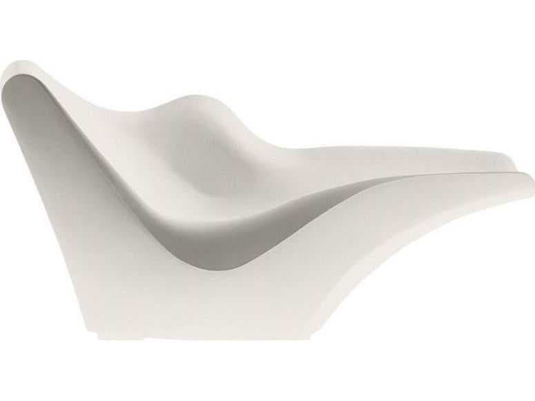 Driade Outdoor Quick Ship Tokyo-Pop Polyethylene Monobloc Daybed in White