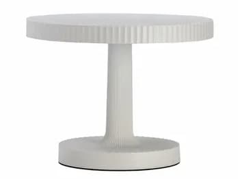 Driade Outdoor Welcome by Fabio Lampada Da Table in White