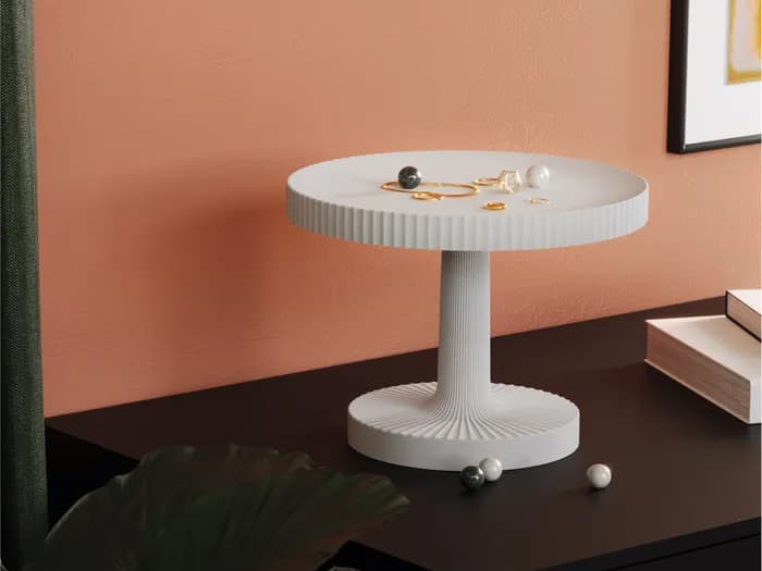 Driade Outdoor Welcome by Fabio Lampada Da Table in White