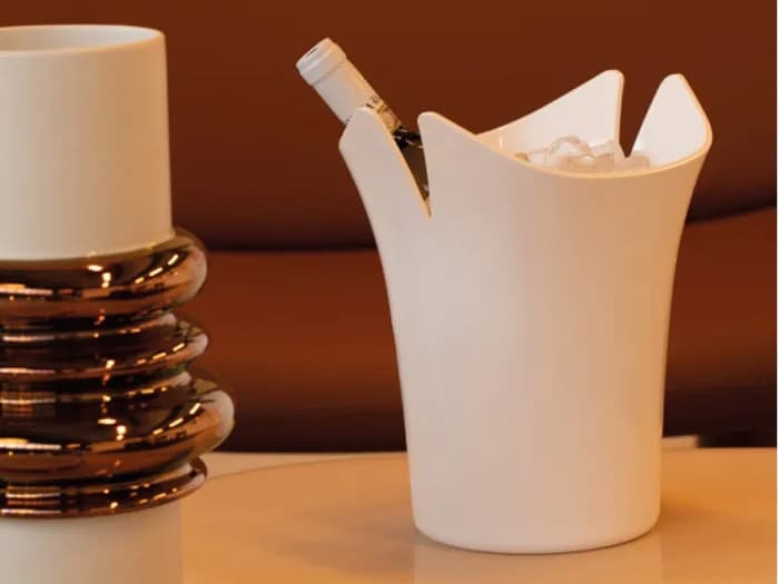 Driade Outdoor Calla by Leonardo Polypropylene Glacette 1 Bottiglia in White