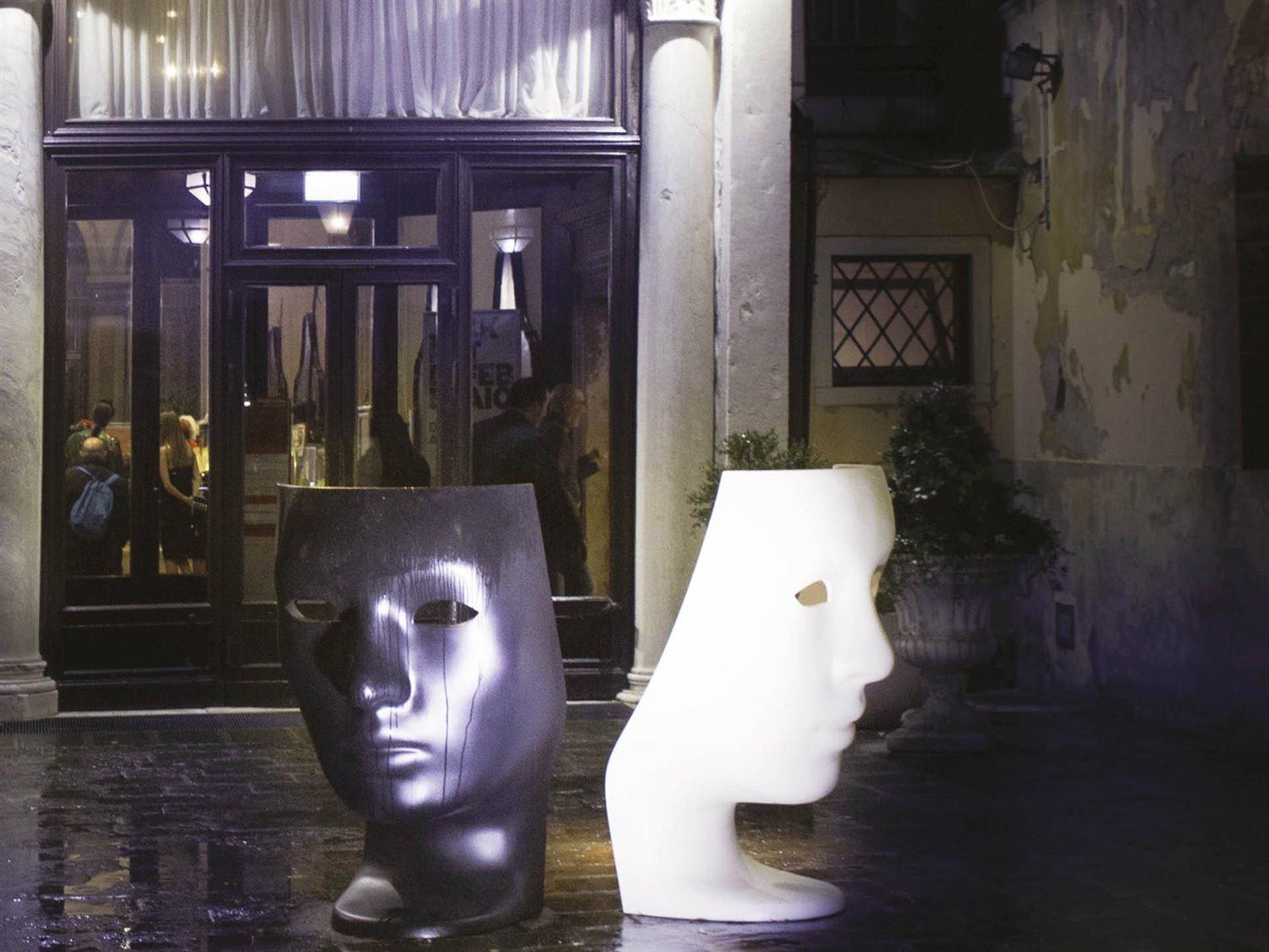 Driade Outdoor Nemo Polyethylene Monobloc Lounge Chair Set