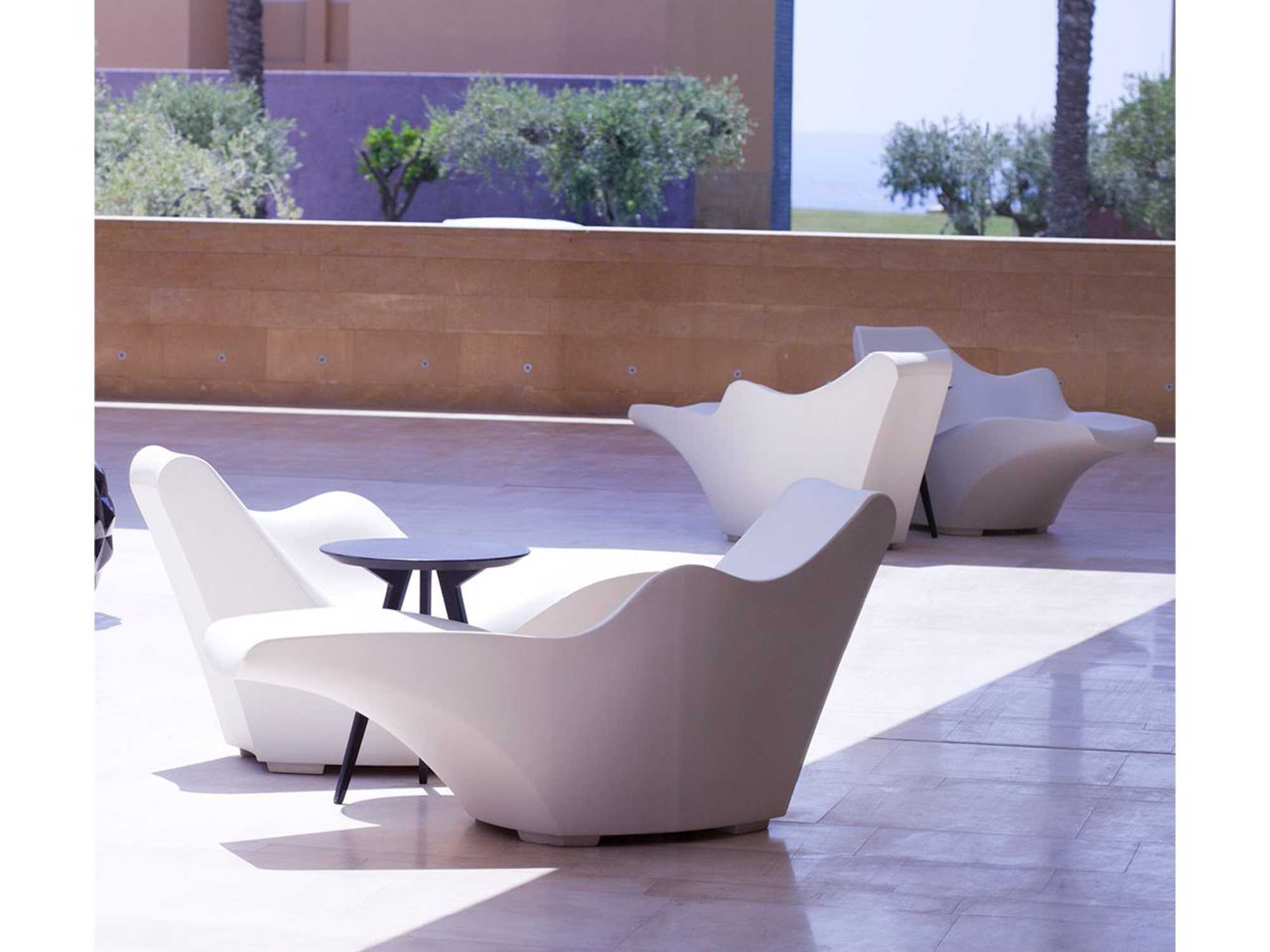 Driade Tokyo-Pop Polyethylene Monobloc Outdoor Patio Lounge Set