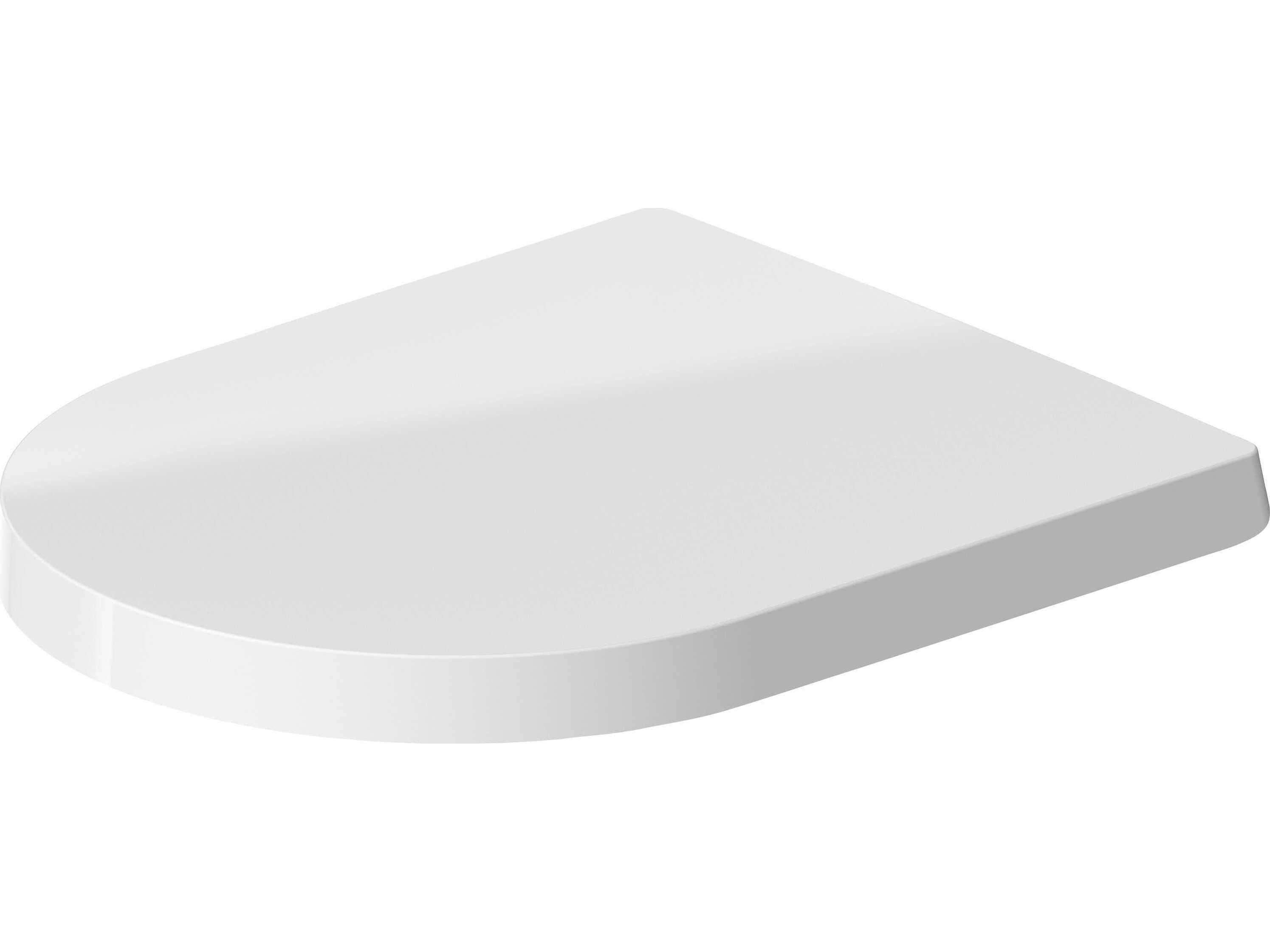 Duravit Me By Starck 15'' Elongated White Toilet Seat - Soft closure