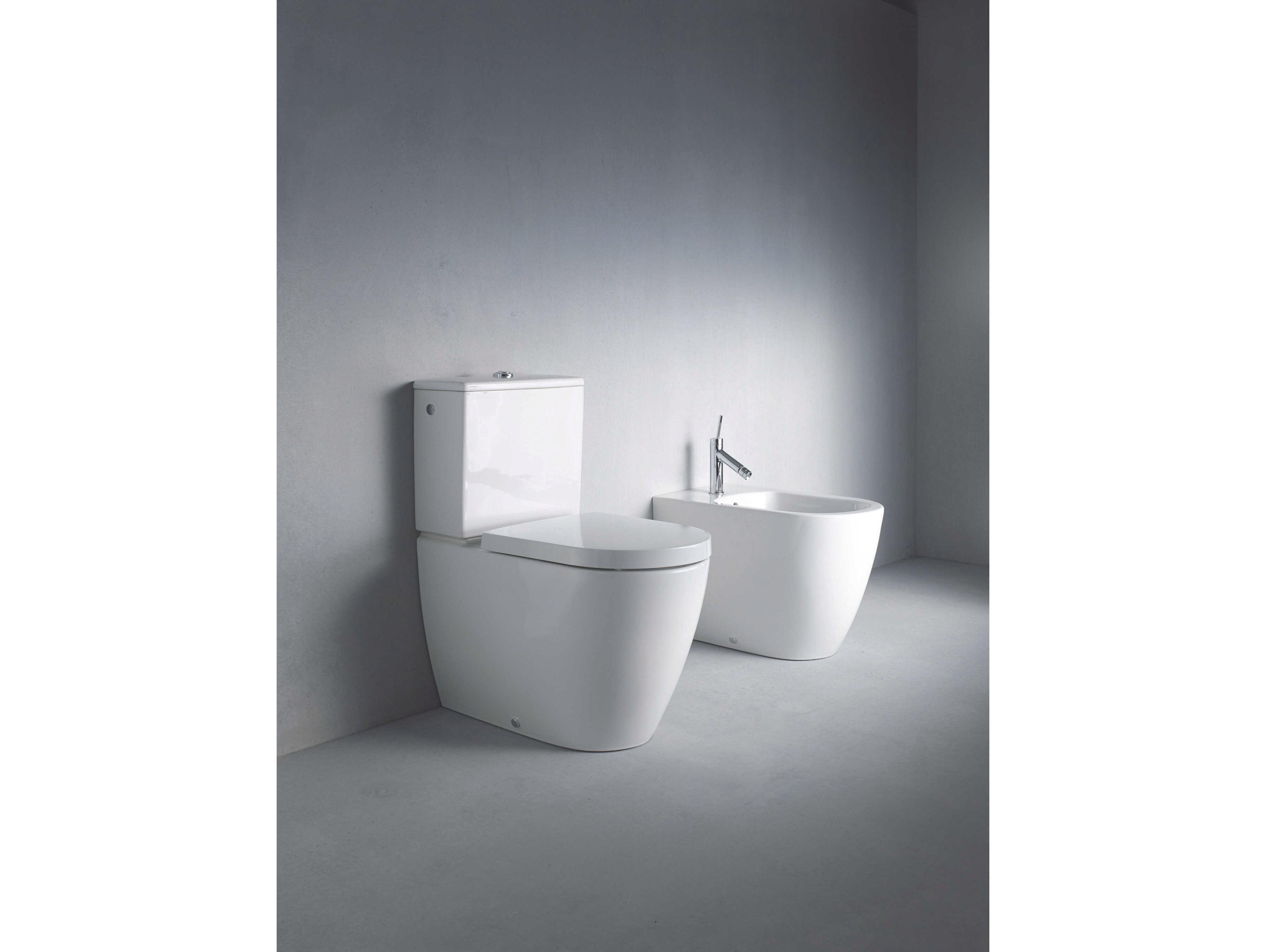 Duravit Me By Starck 15'' Elongated White Toilet Seat - Soft closure