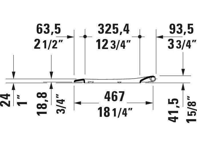 Duravit D-neo 15'' White Elongated Toilet Seat - Soft closure