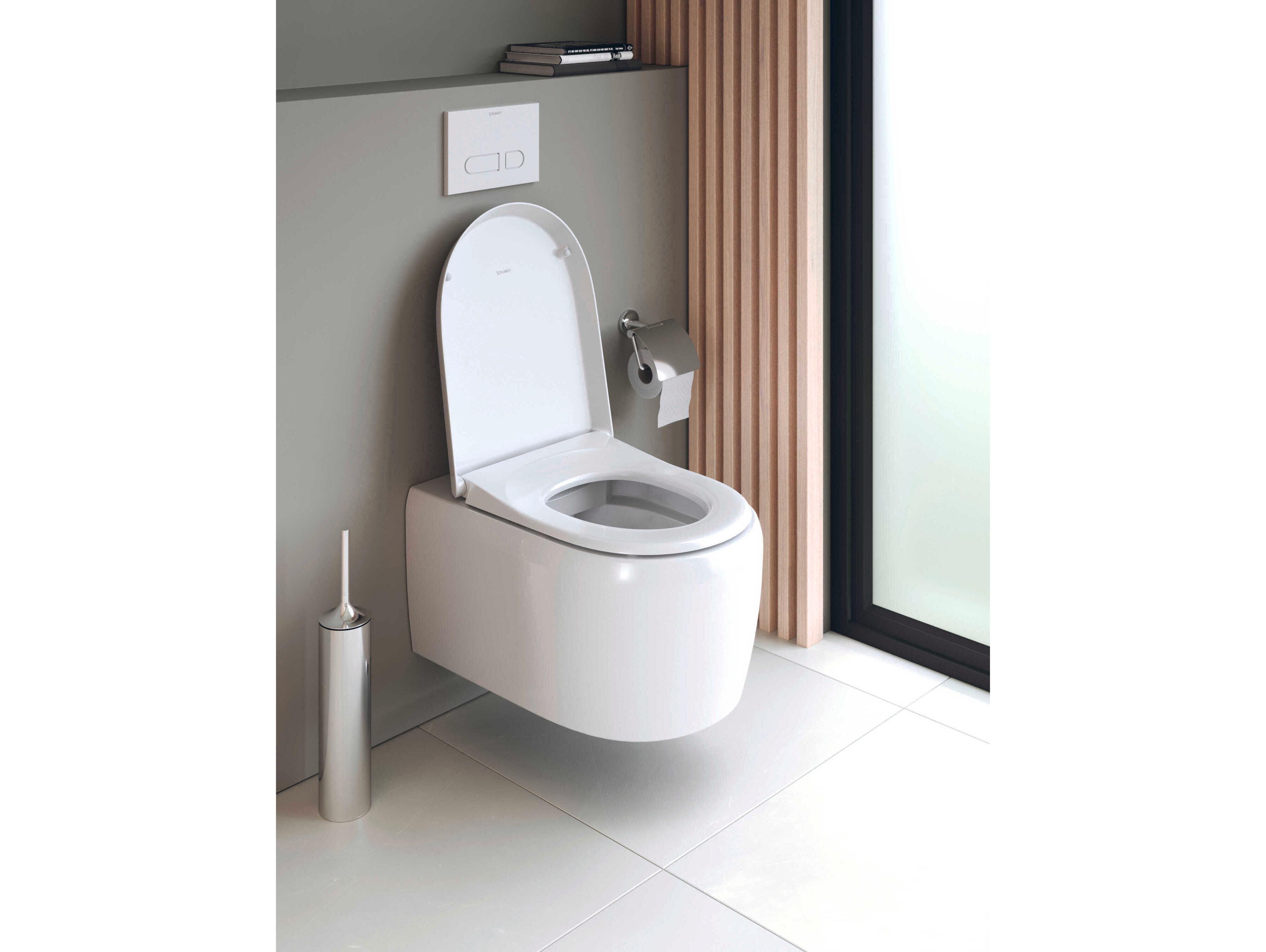 Duravit Qatego 15'' White Toilet Seat - Soft Closure