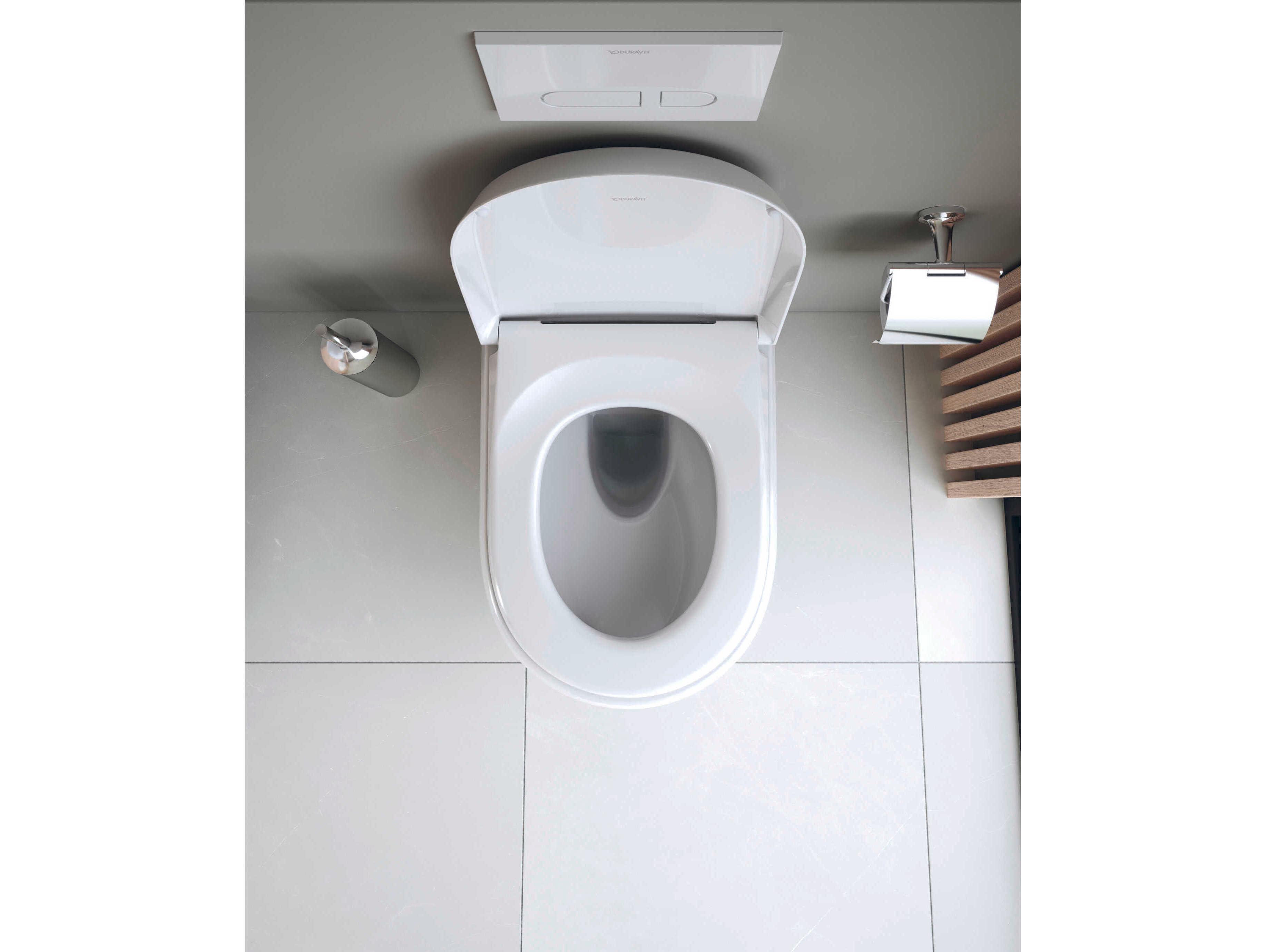 Duravit Qatego 15'' White Toilet Seat - Soft Closure