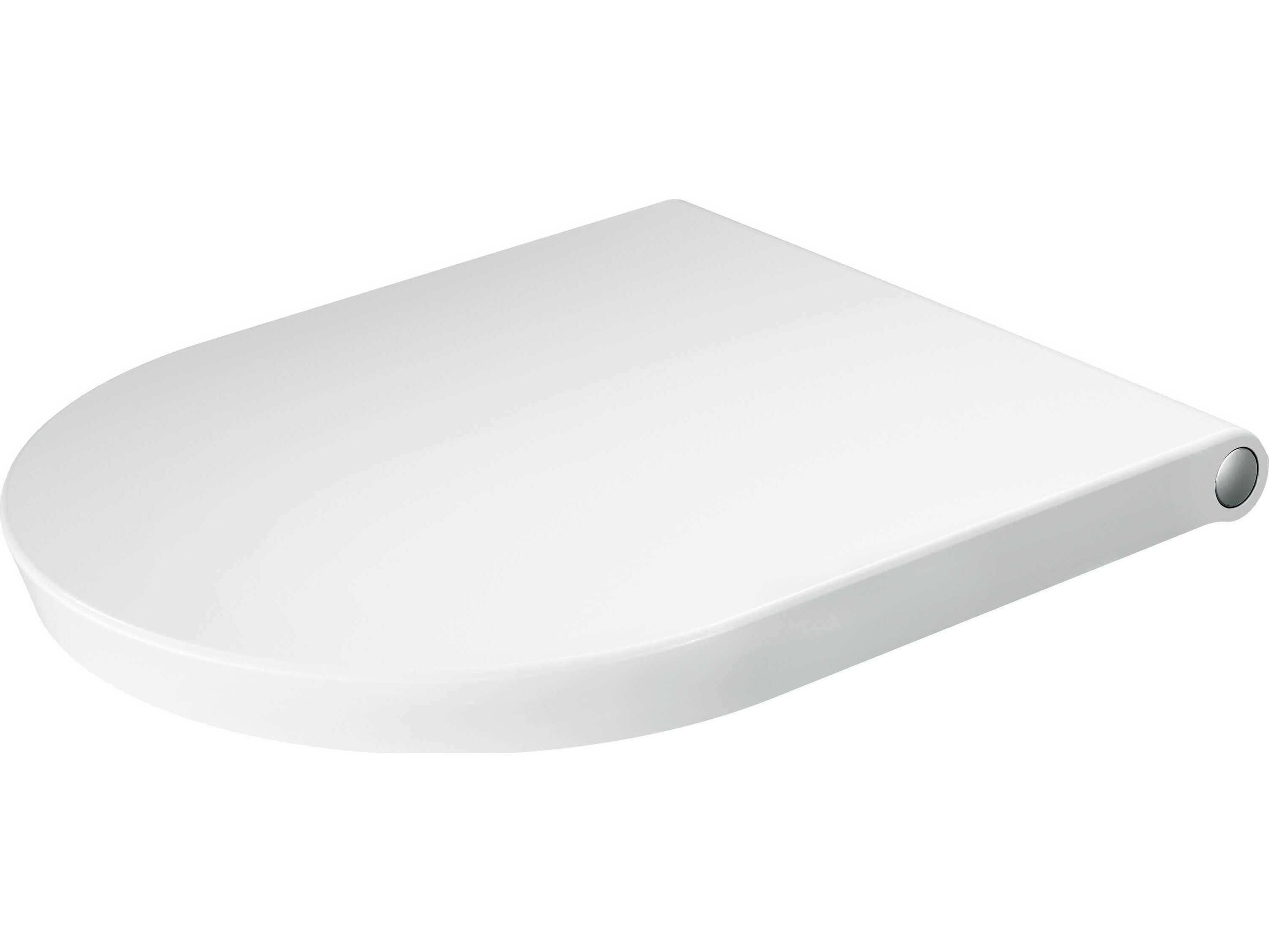Duravit White 18'' White High Toilet Seat