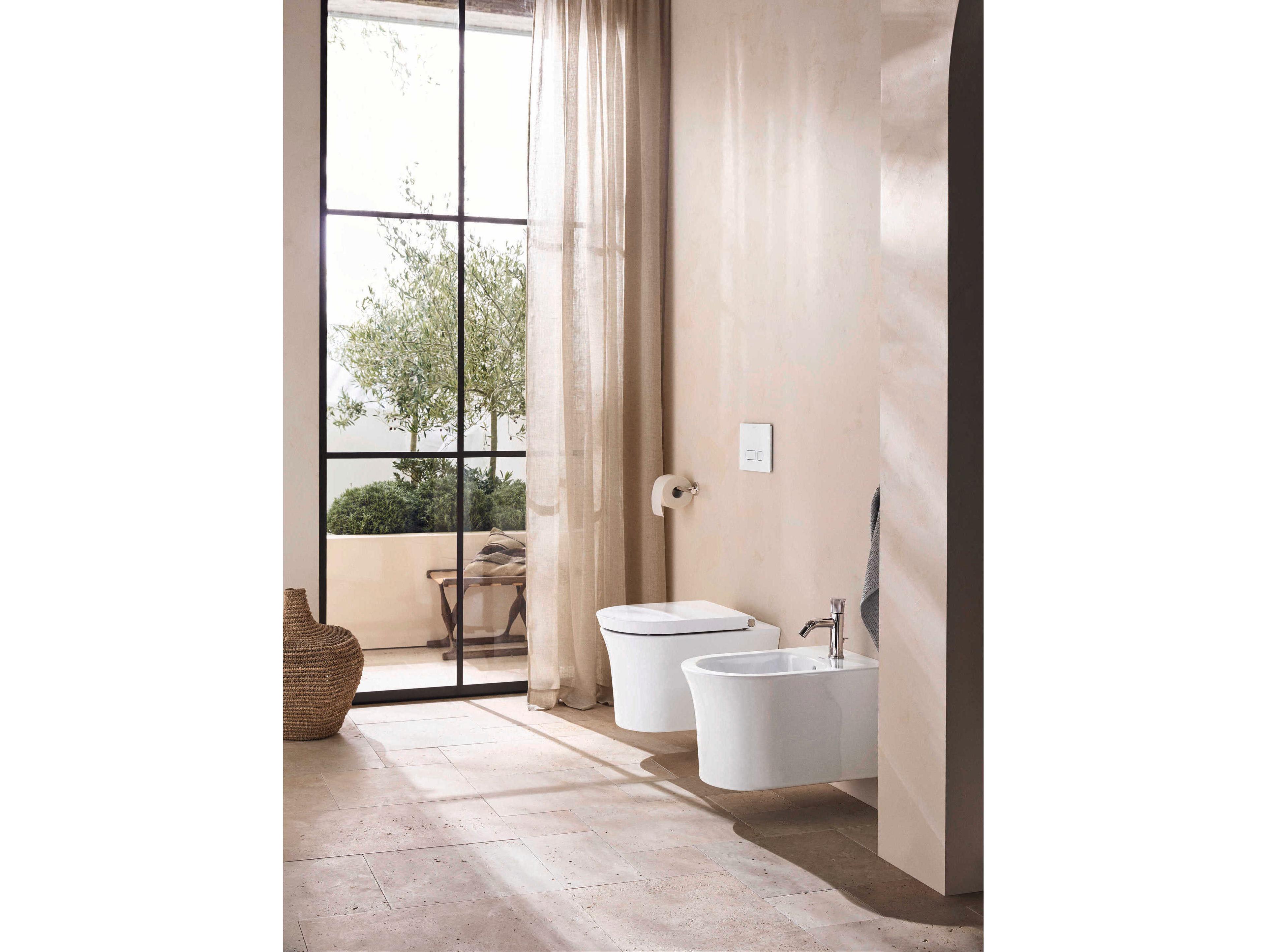 Duravit White 18'' White High Toilet Seat