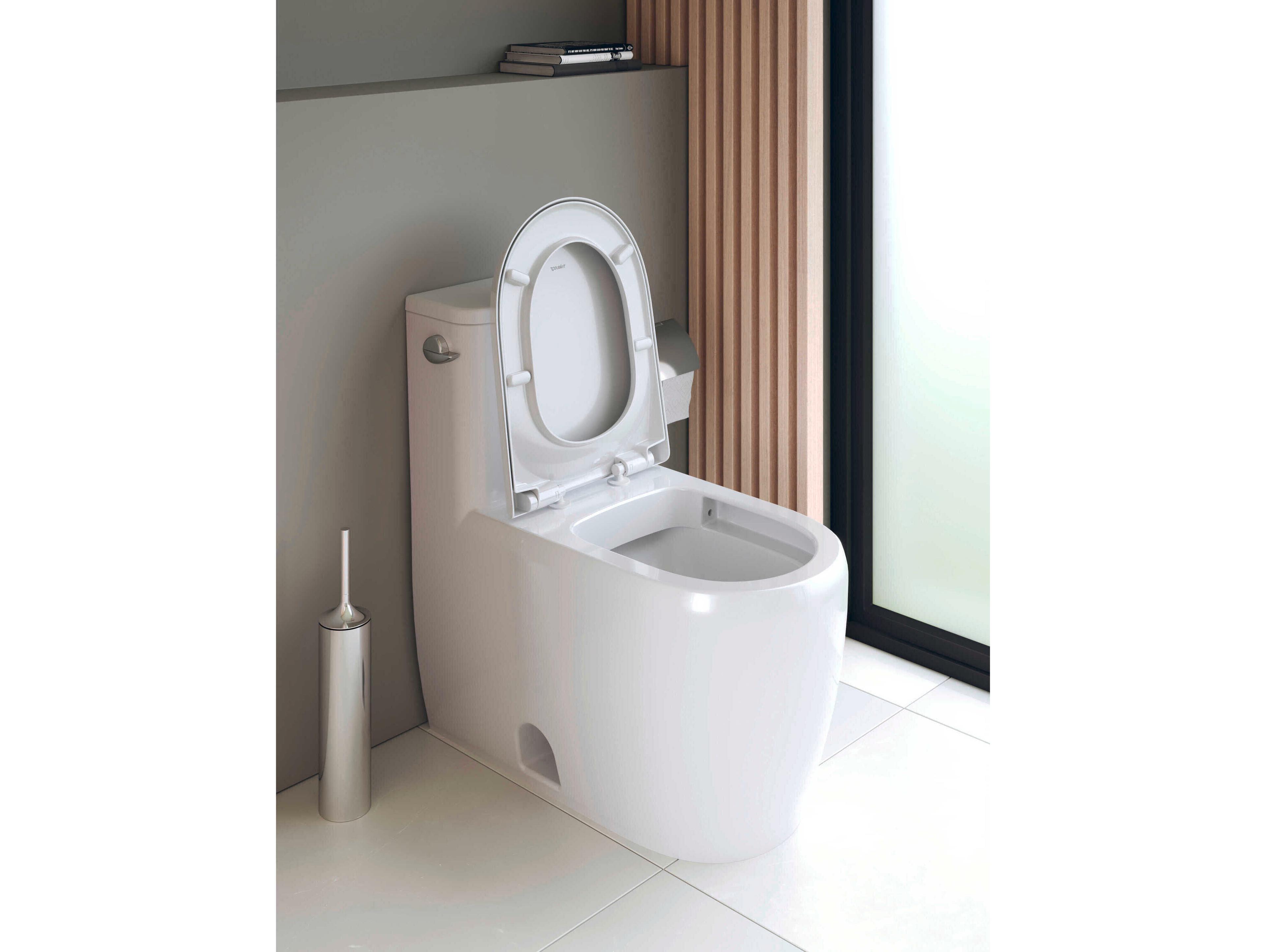 Duravit Qatego 15'' White Toilet Seat - Soft Closure