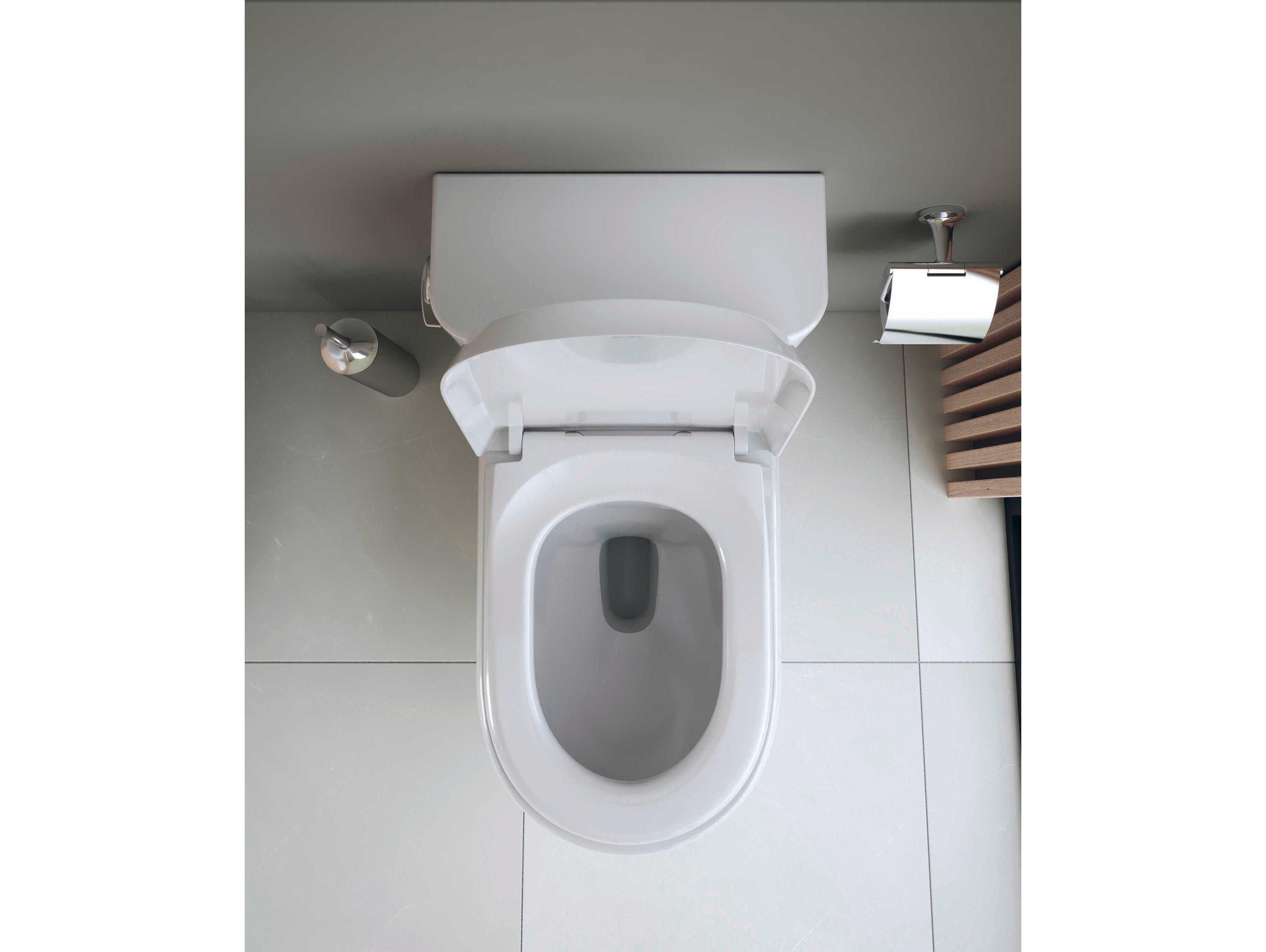 Duravit Qatego 15'' White Toilet Seat - Soft Closure