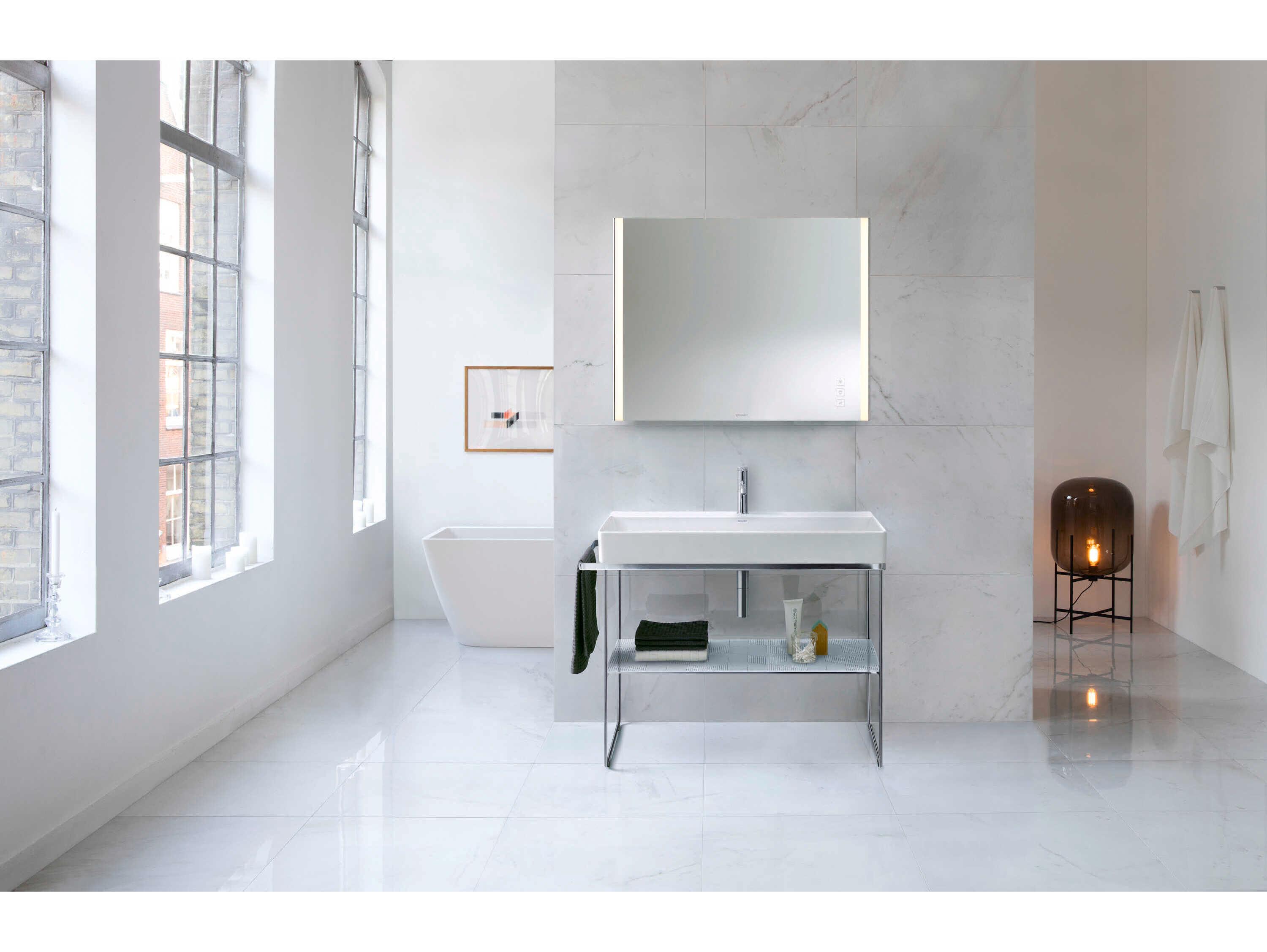 Duravit Durasquare 42'' Freestanding Chrome Console
