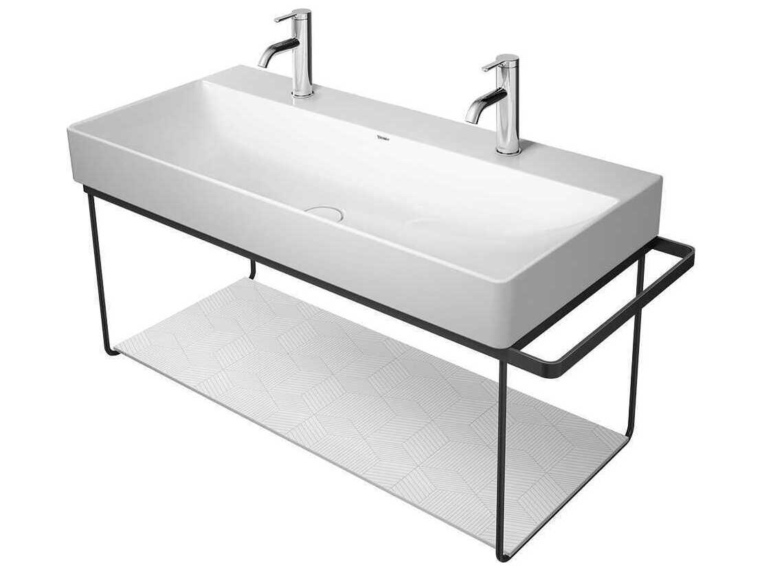 Duravit Durasquare 42'' Freestanding Black Console