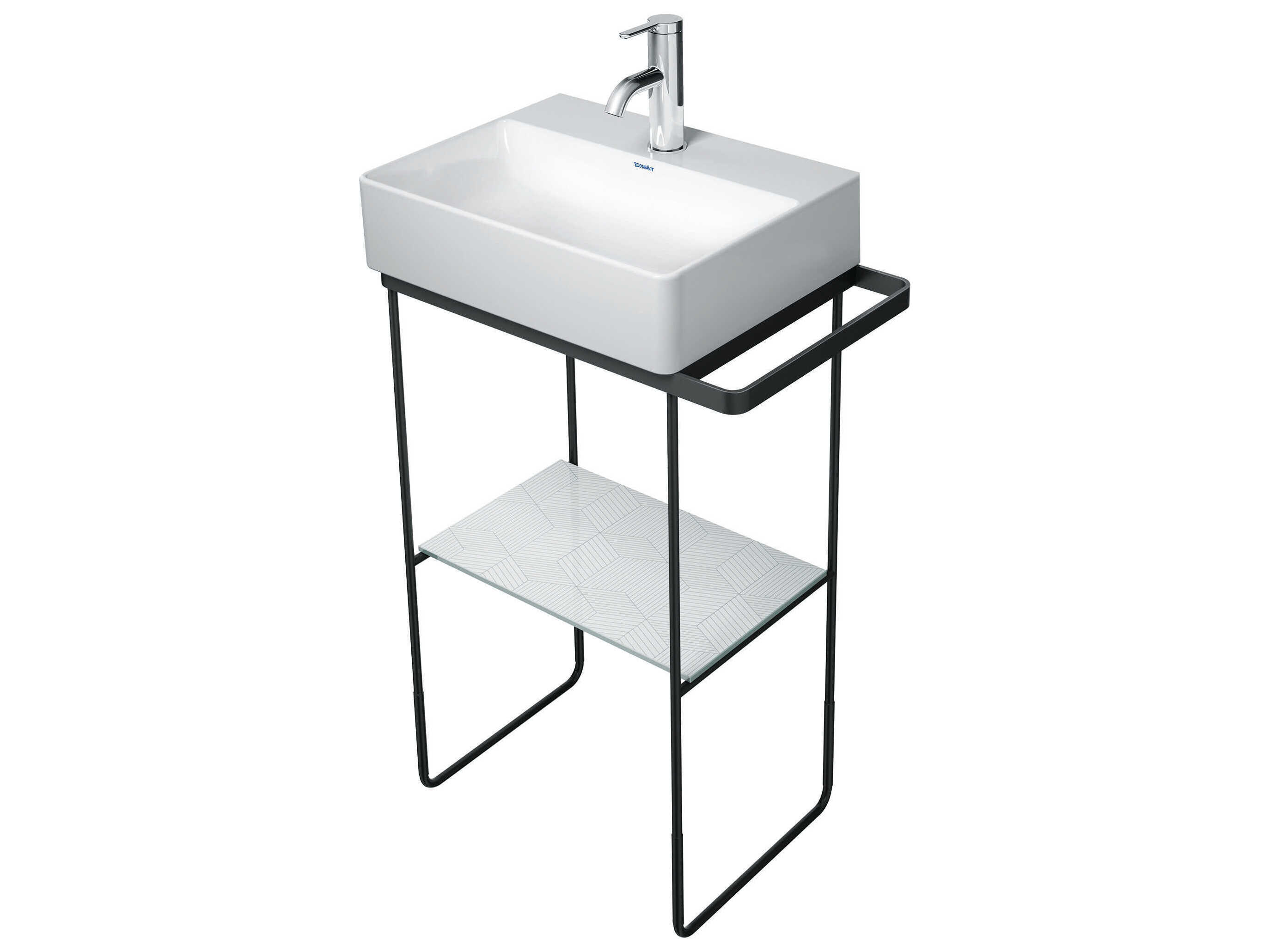 Duravit Durasquare 21'' Freestanding Chrome Console