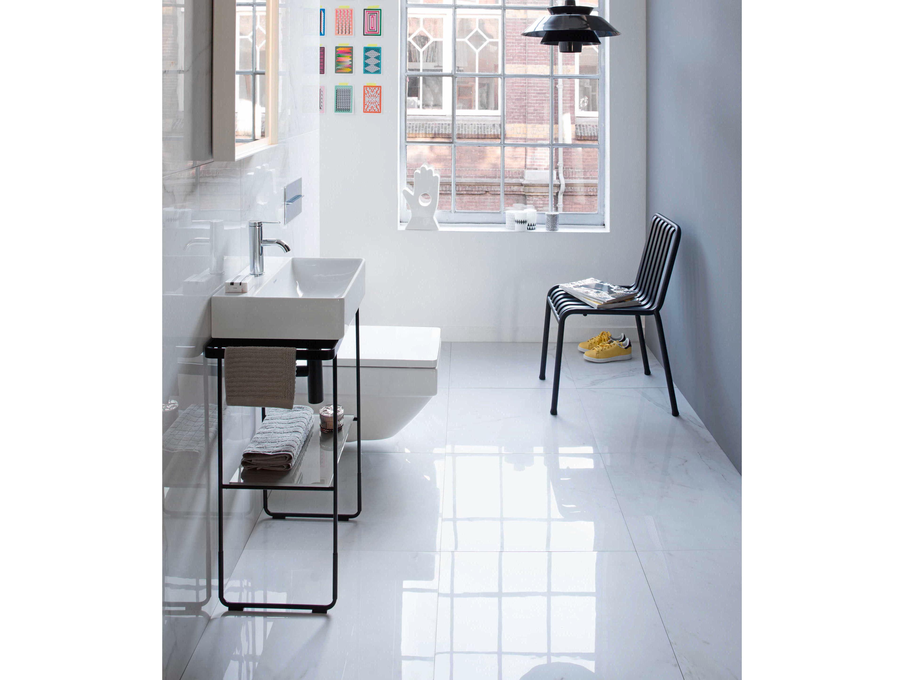 Duravit Durasquare 21'' Freestanding Black Console