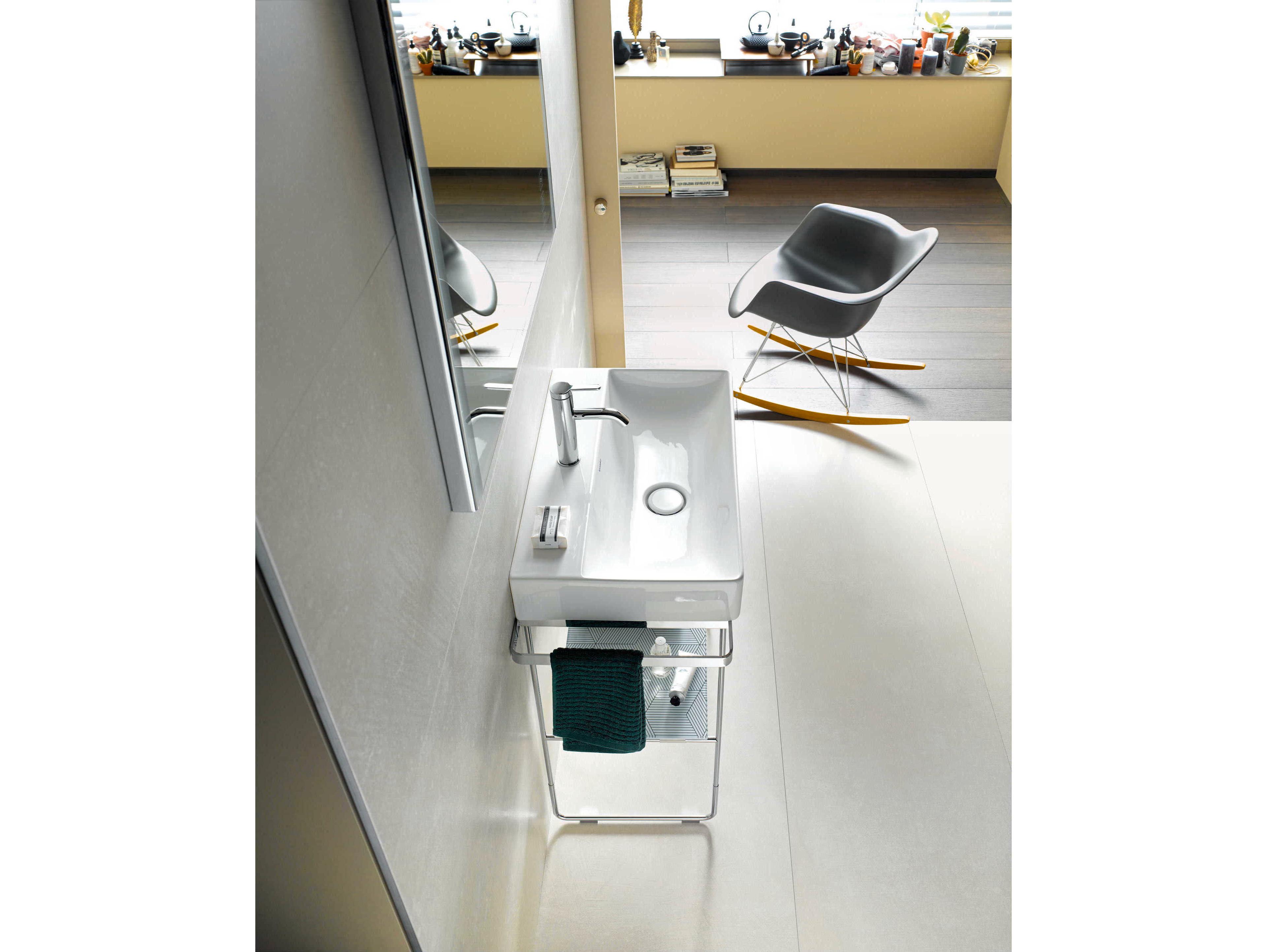 Duravit Durasquare 34'' Freestanding Chrome Console