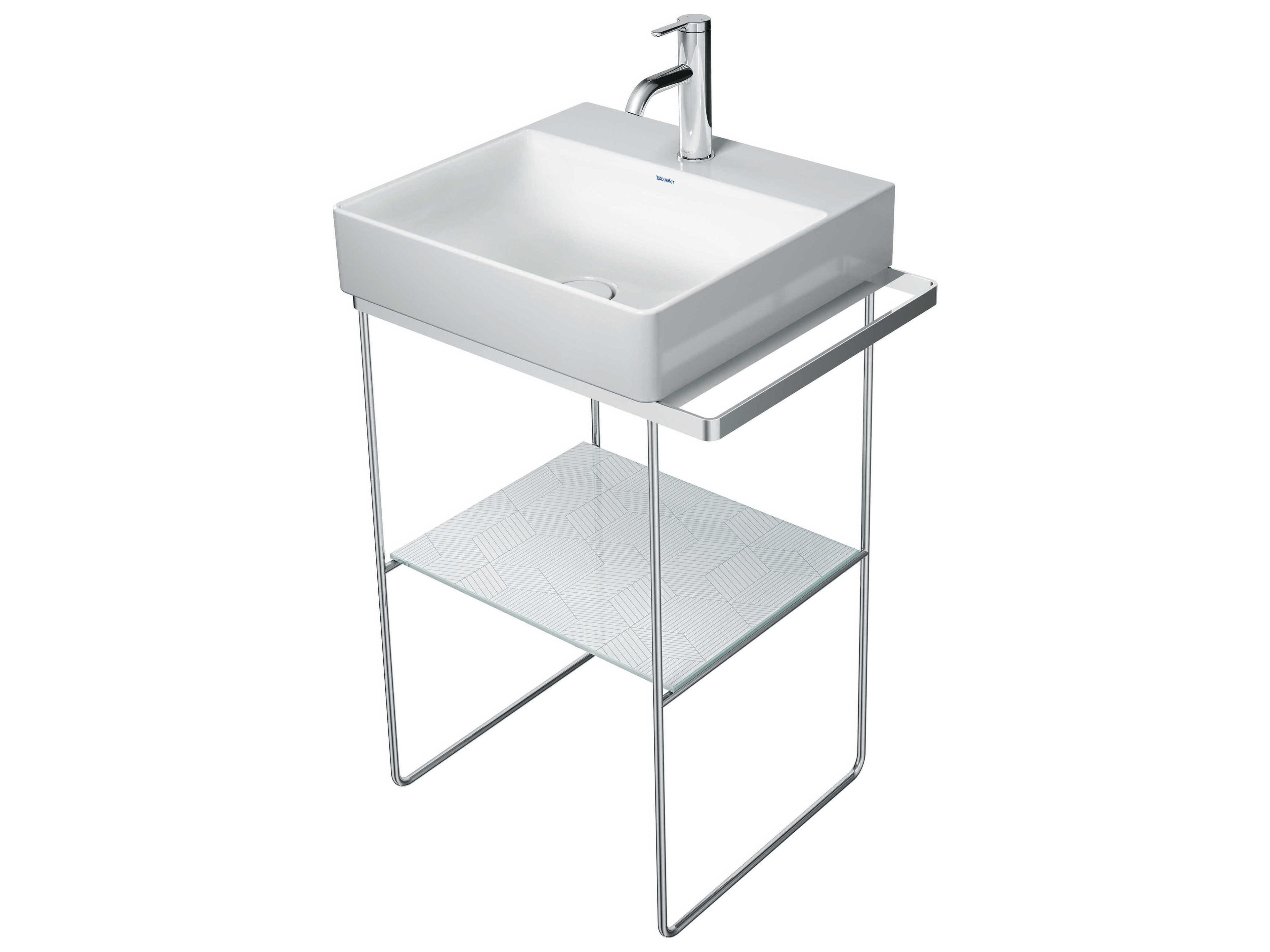 Duravit Durasquare 23'' Freestanding Chrome Console