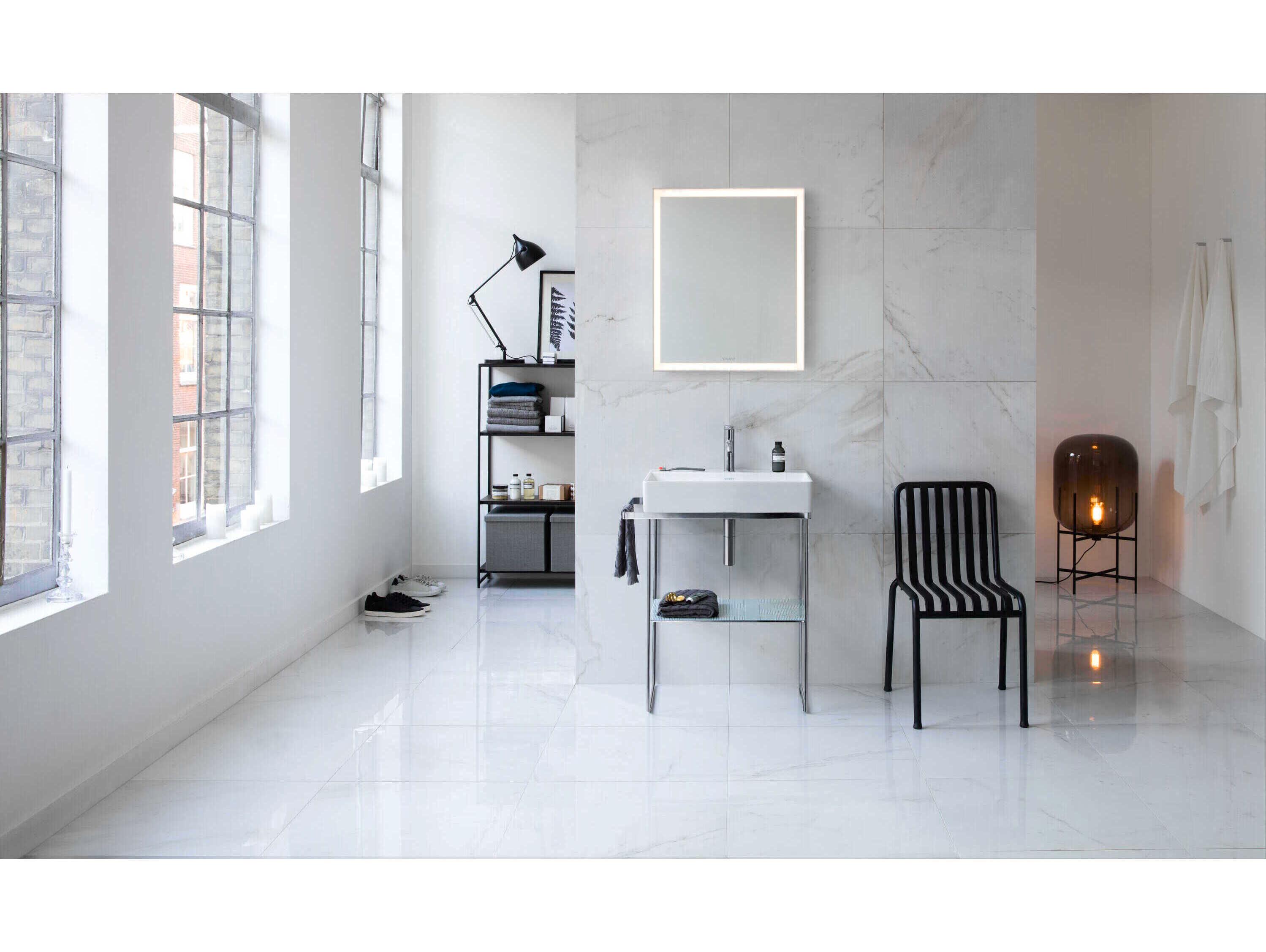 Duravit Durasquare 23'' Freestanding Chrome Console