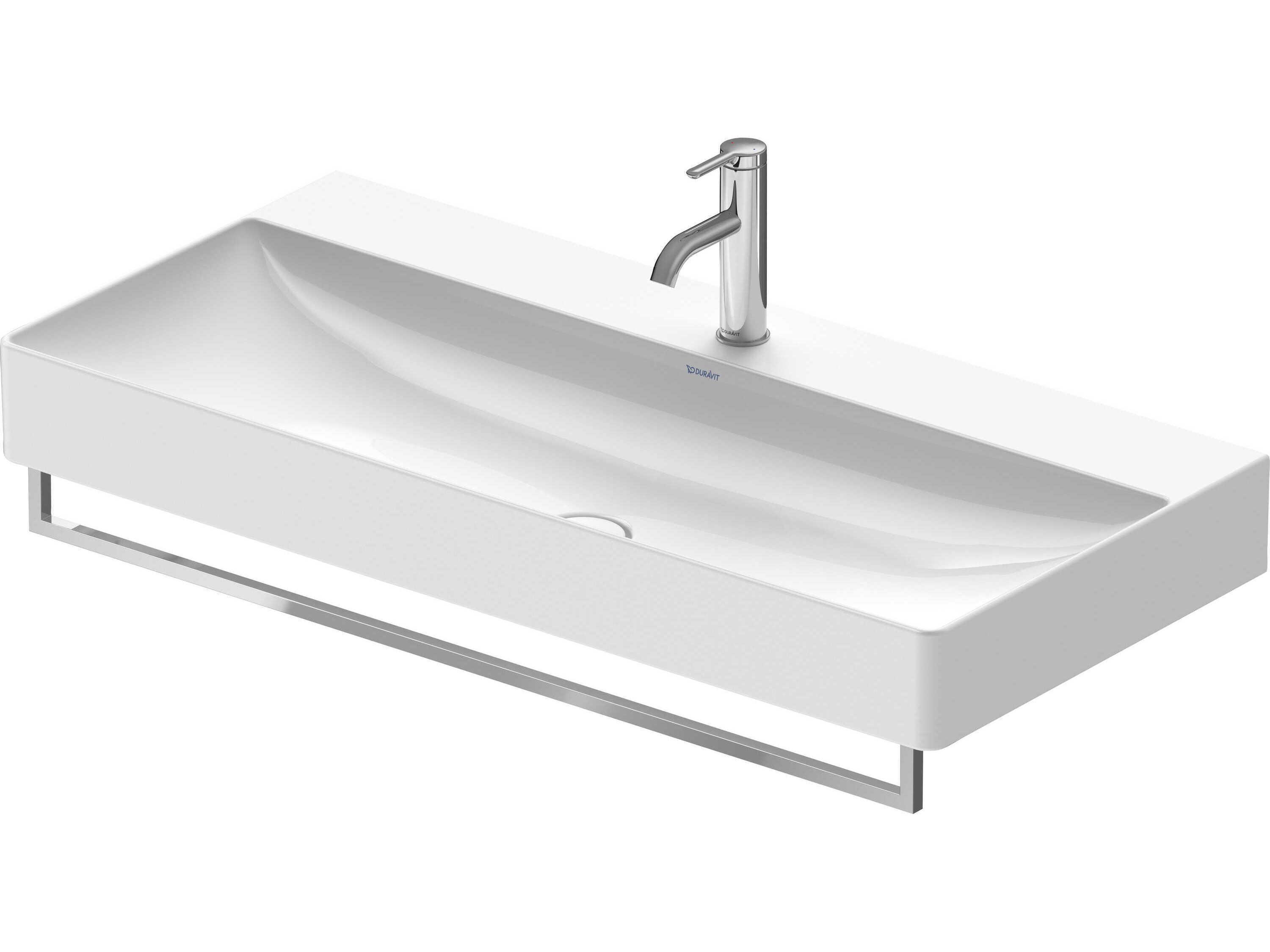 Duravit Towel Bar 37'' Black Matt Towel Bar