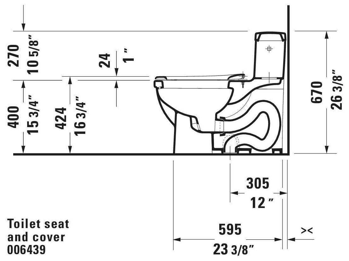 Duravit Starck 3 14'' White Toilet Seat Ring - Soft-Closure