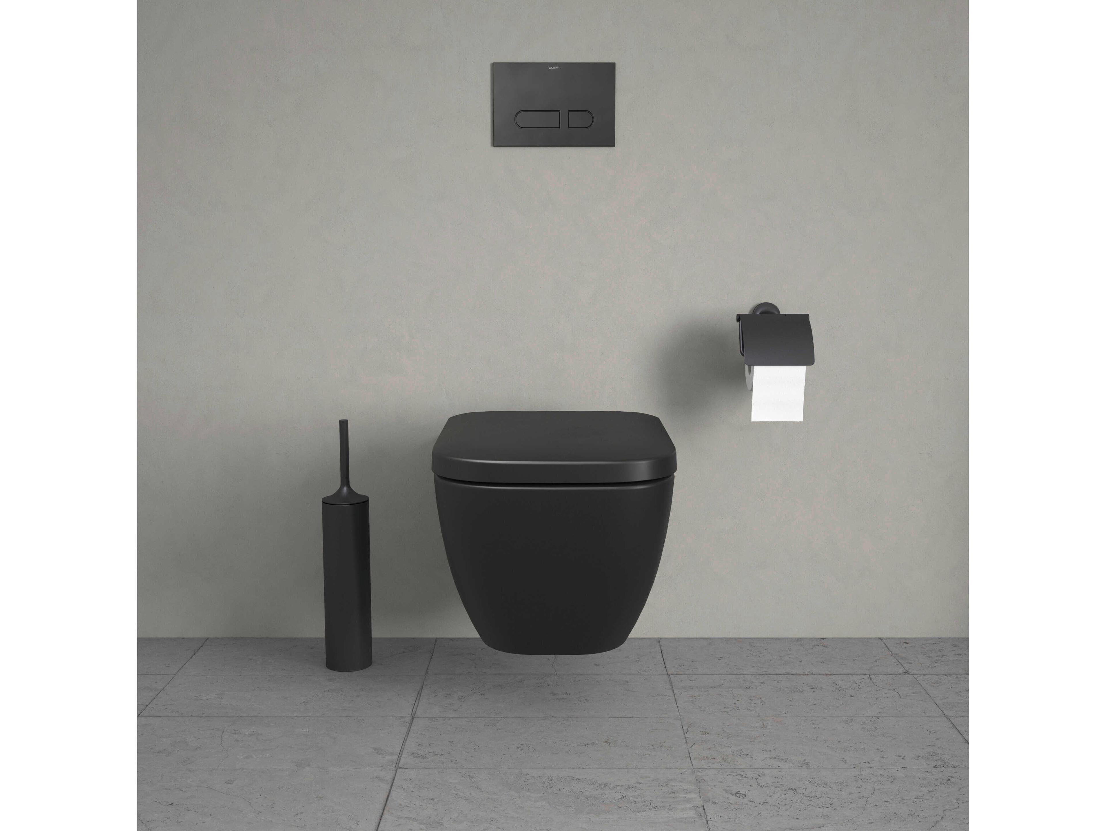 Duravit Happy D.2 14'' Anthracite Matt Toilet Seat