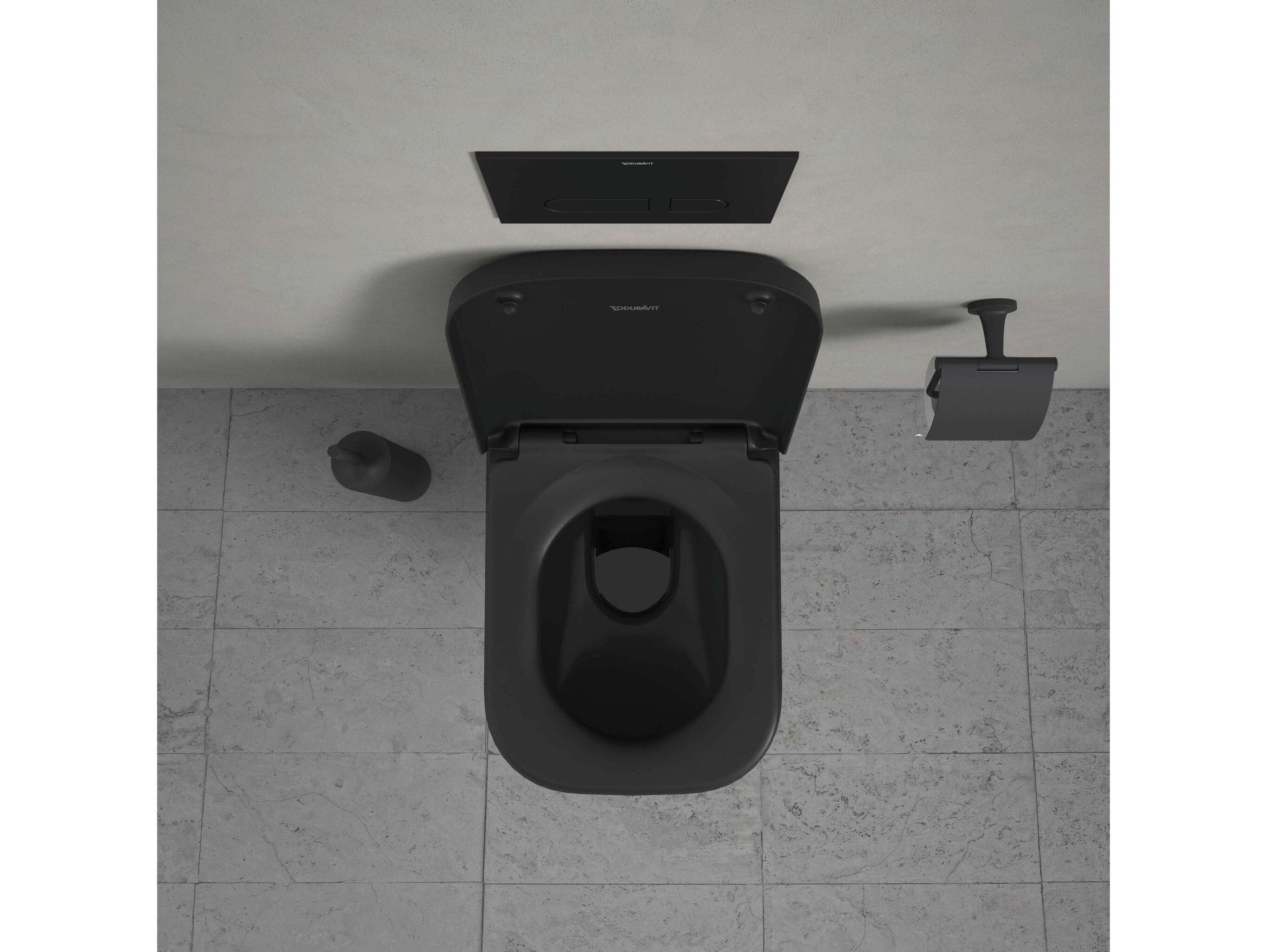 Duravit Happy D.2 14'' Anthracite Matt Toilet Seat