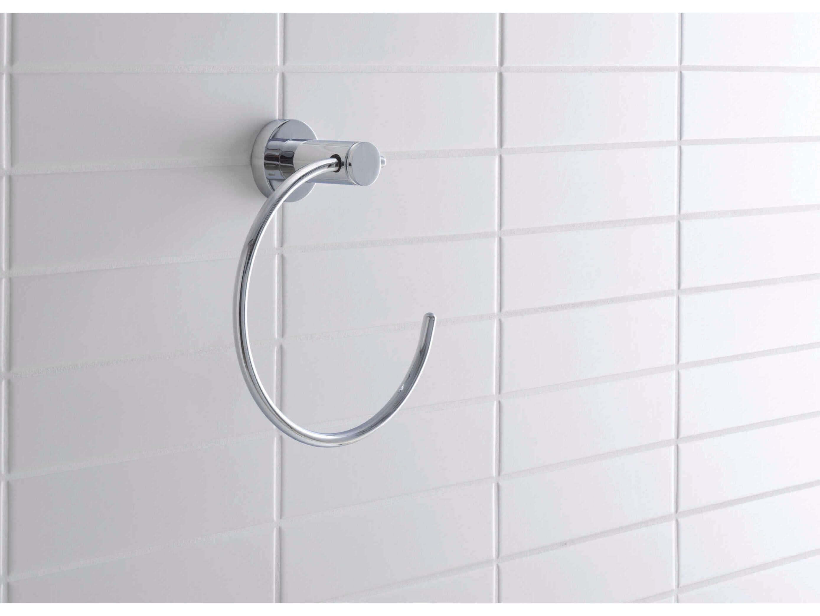 Duravit D-code 7'' Chrome Towel Ring