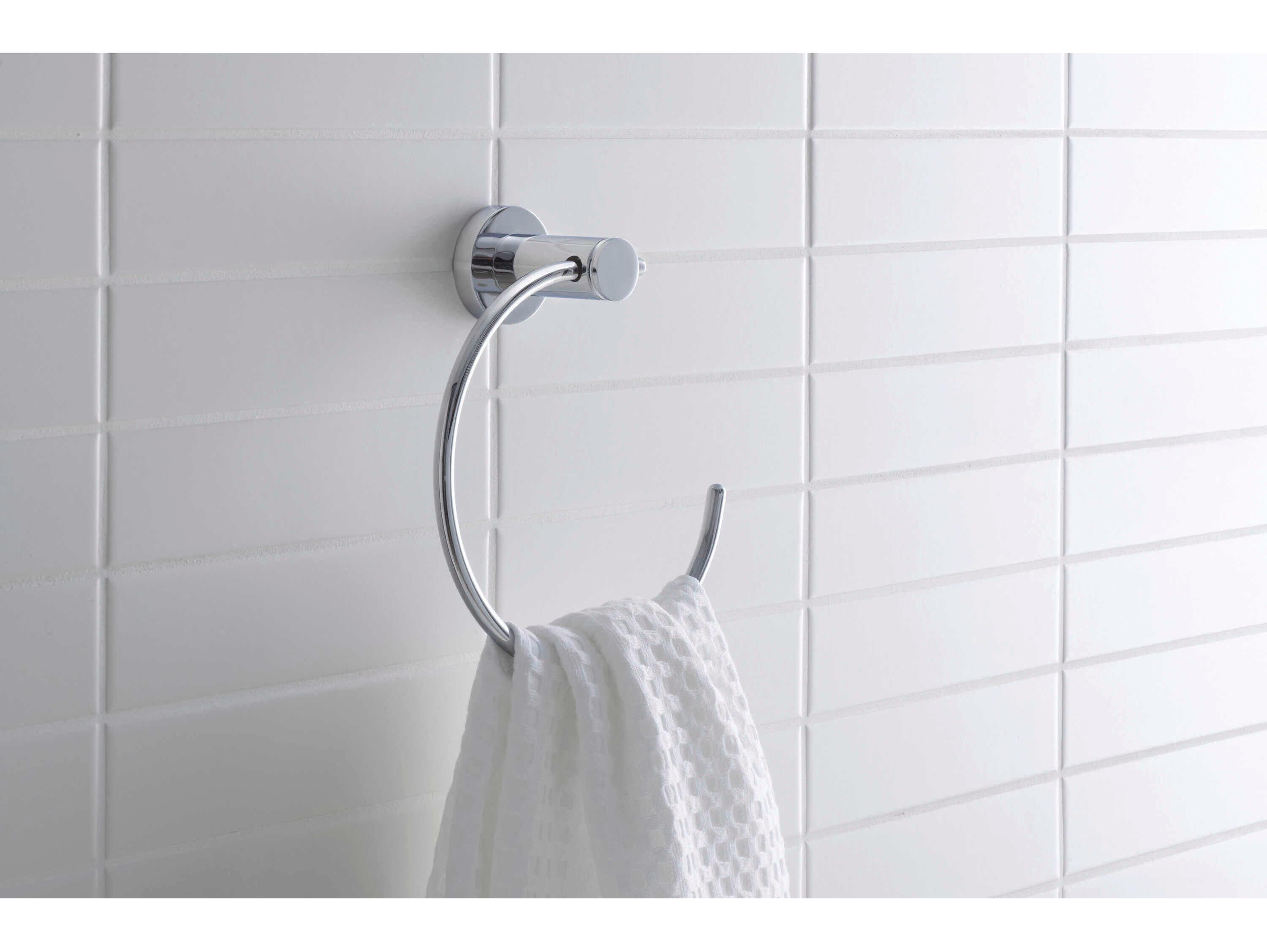 Duravit D-code 7'' Chrome Towel Ring