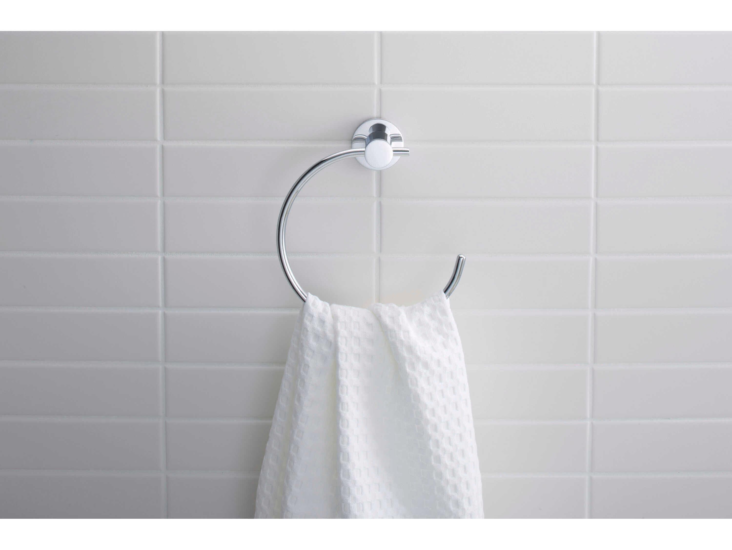 Duravit D-code 7'' Chrome Towel Ring