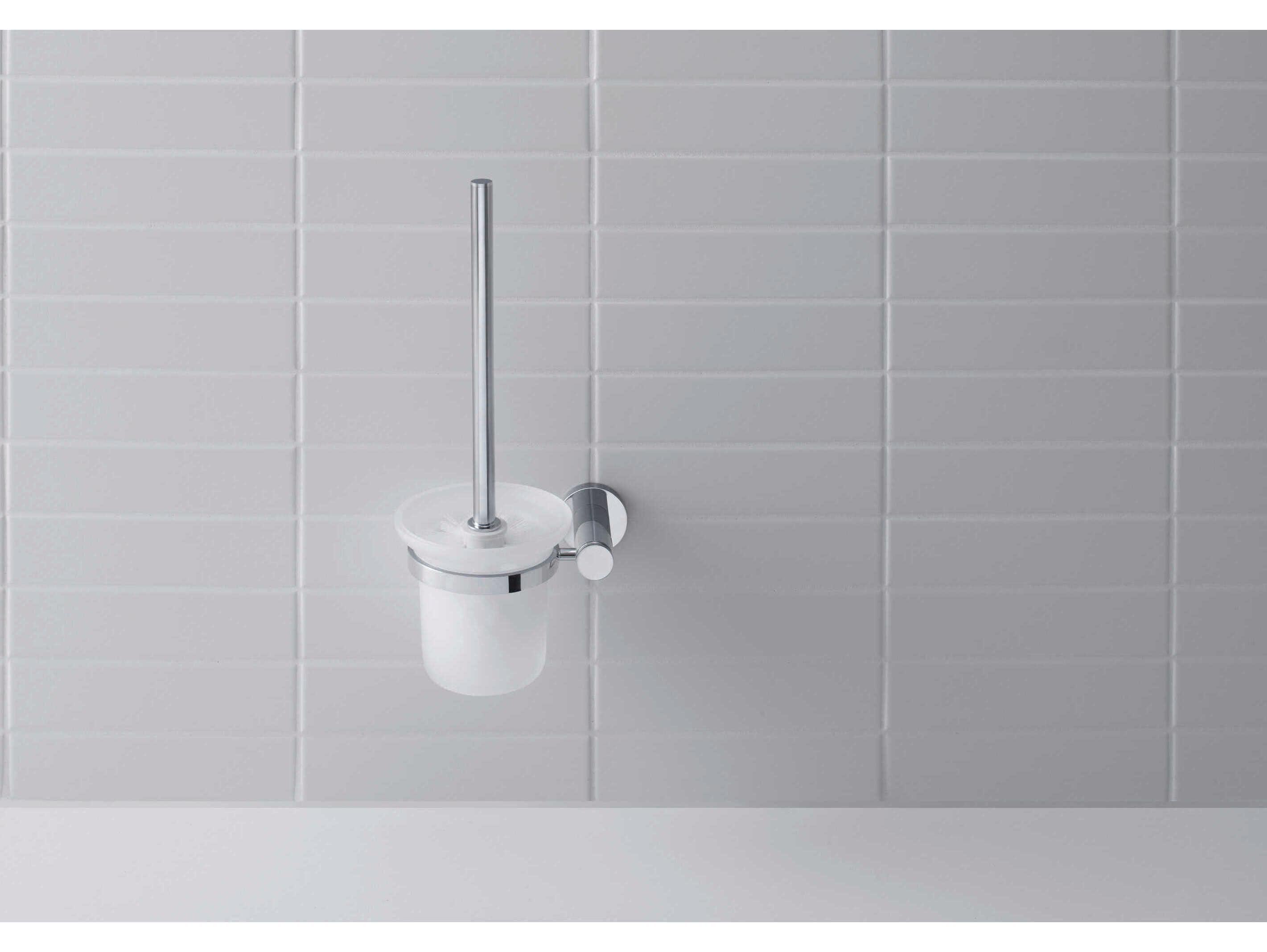 Duravit D-code 6'' Chrome Brush Set