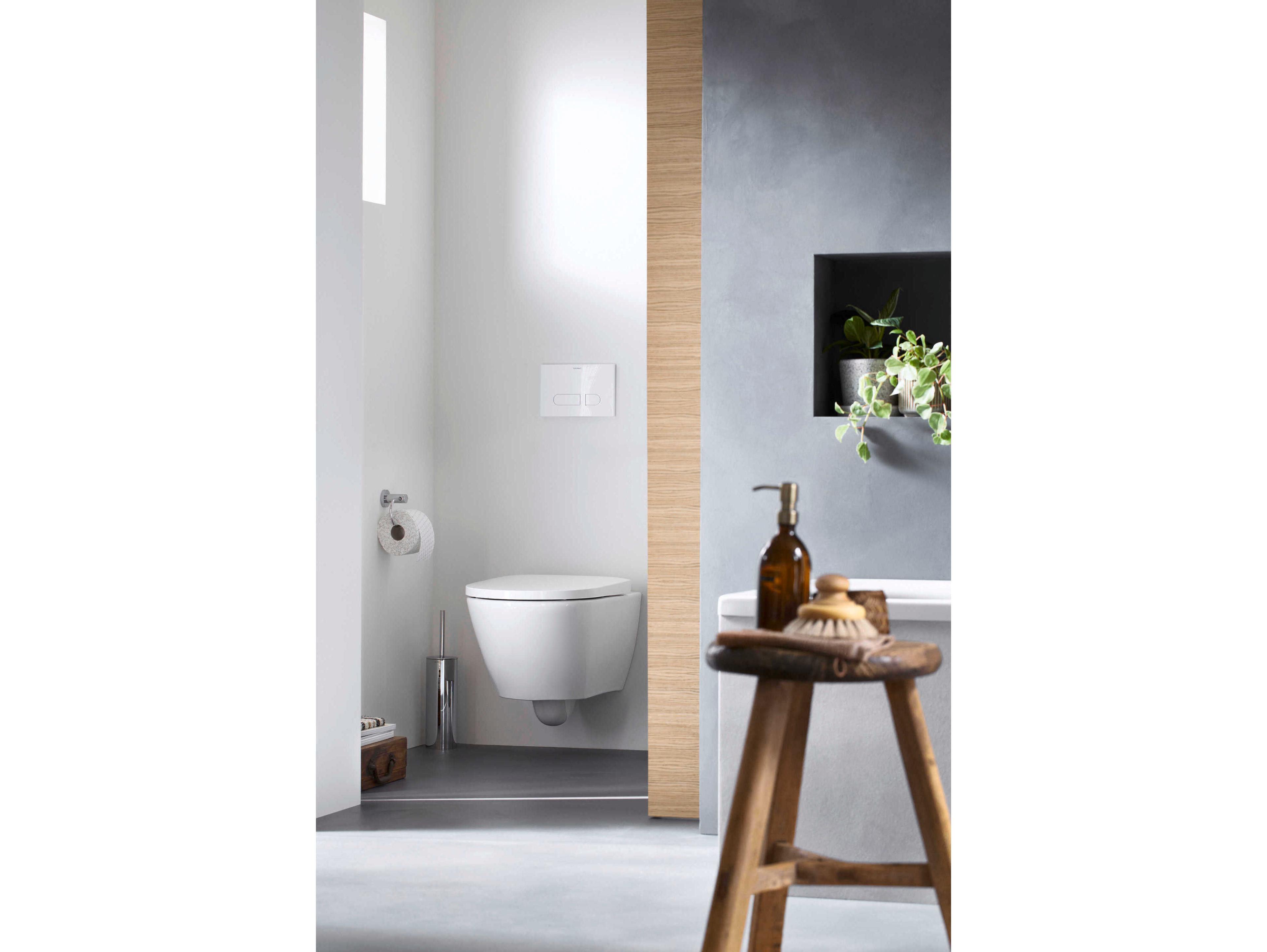 Duravit D-code 4'' Chrome Brush Set