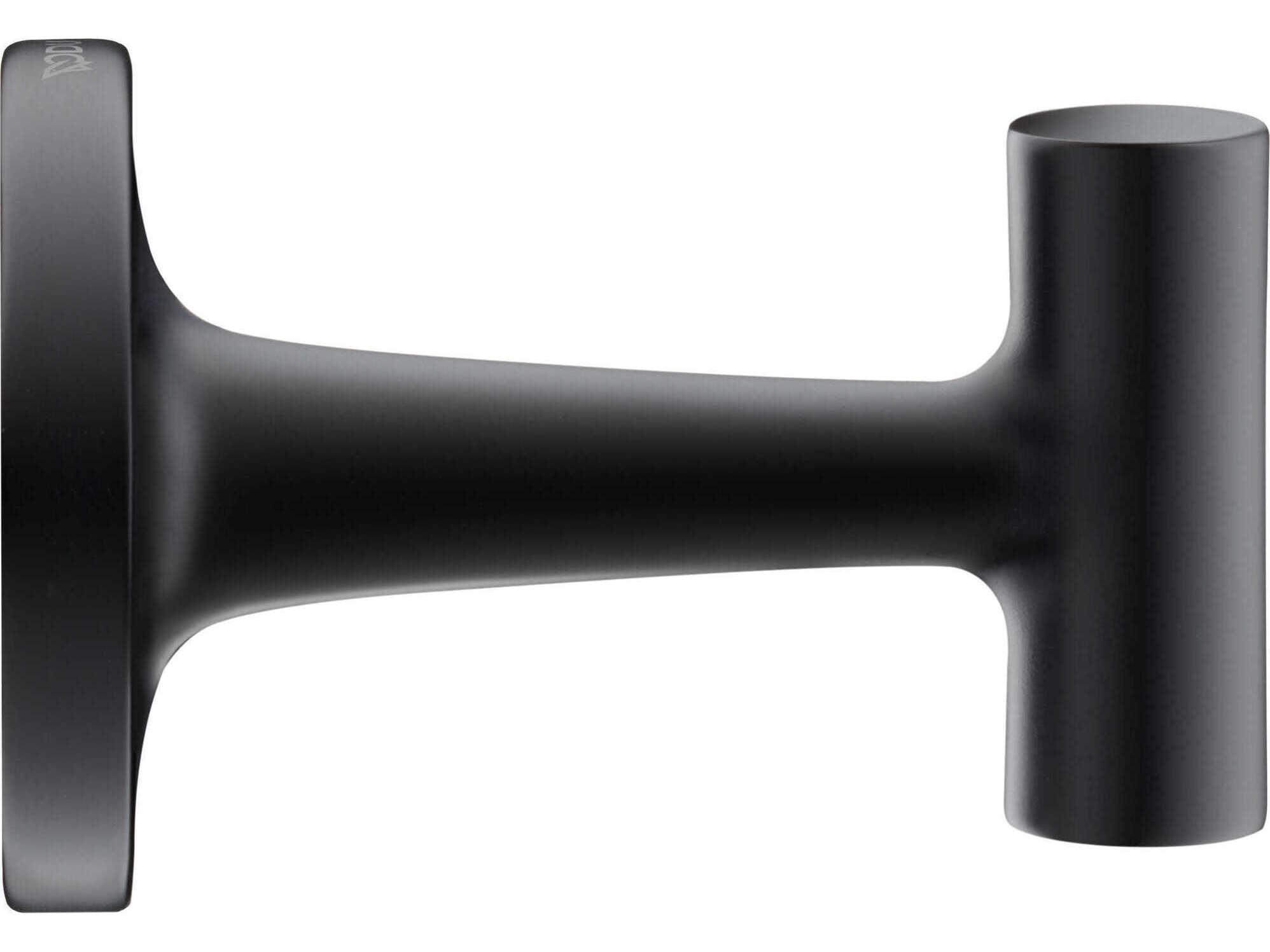 Duravit Starck T Matte Black Towel Hook x2