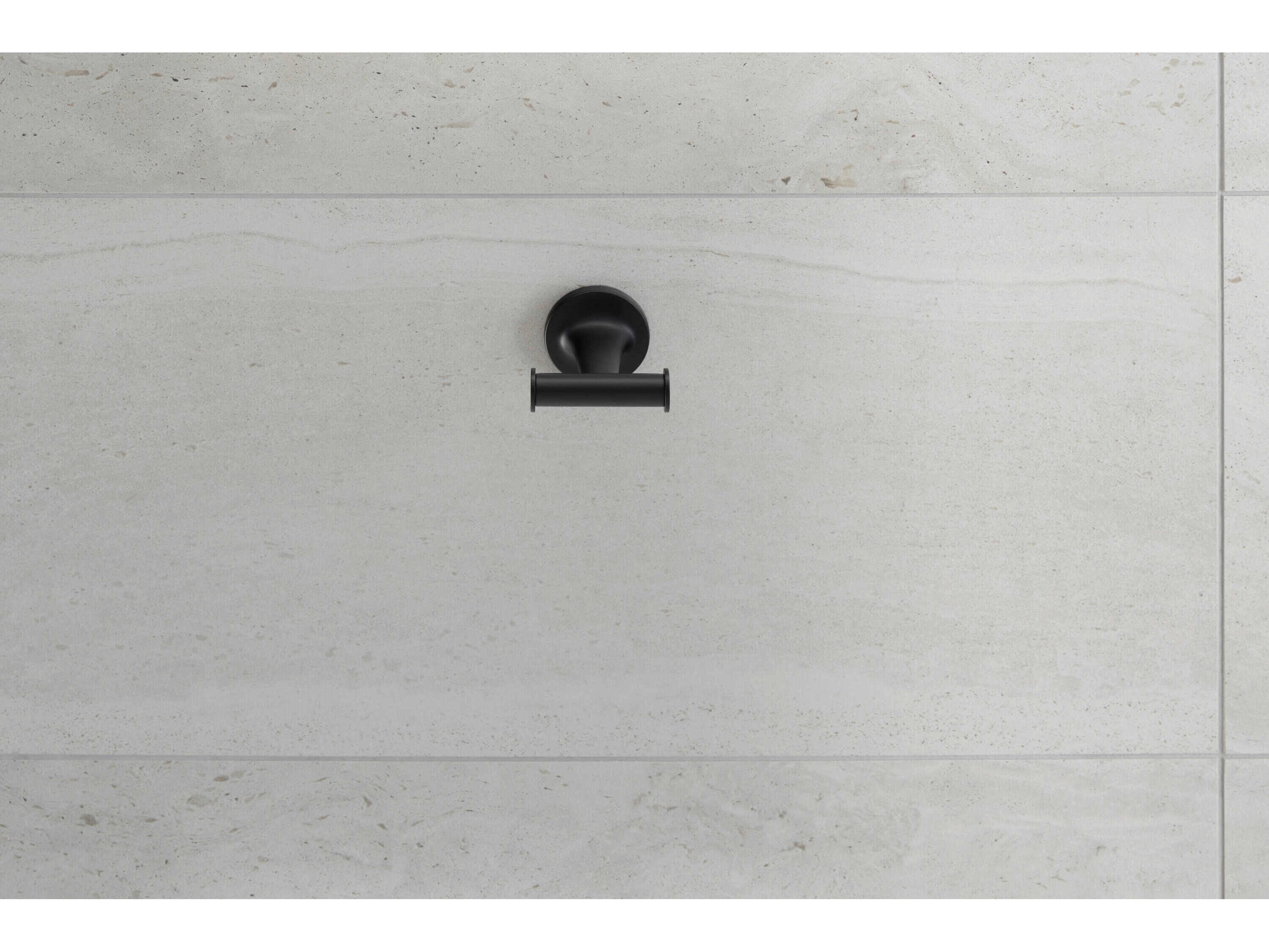 Duravit Starck T Matte Black Double Robe Hook