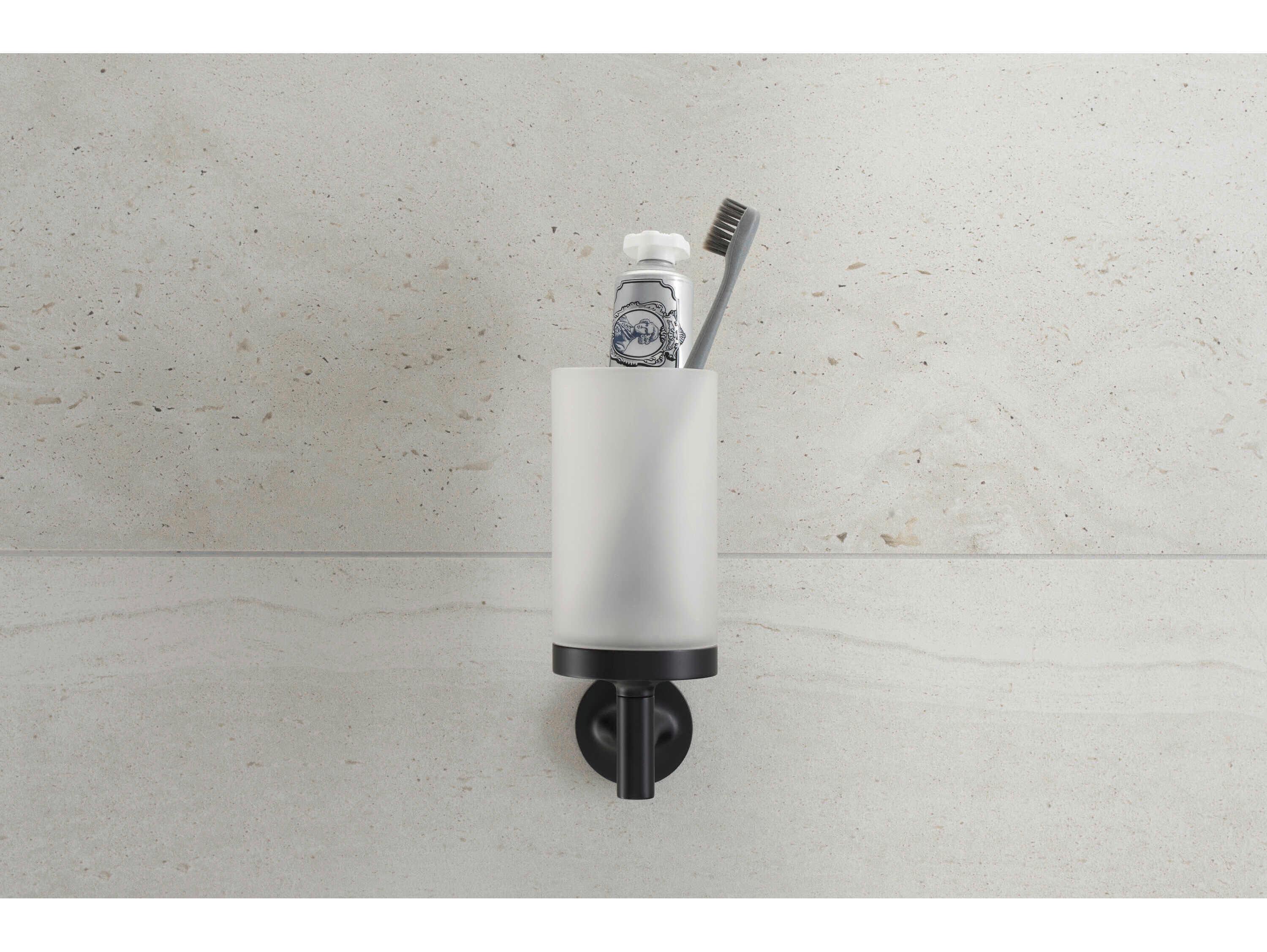 Duravit Starck T Matte Black Toothbrush Cup