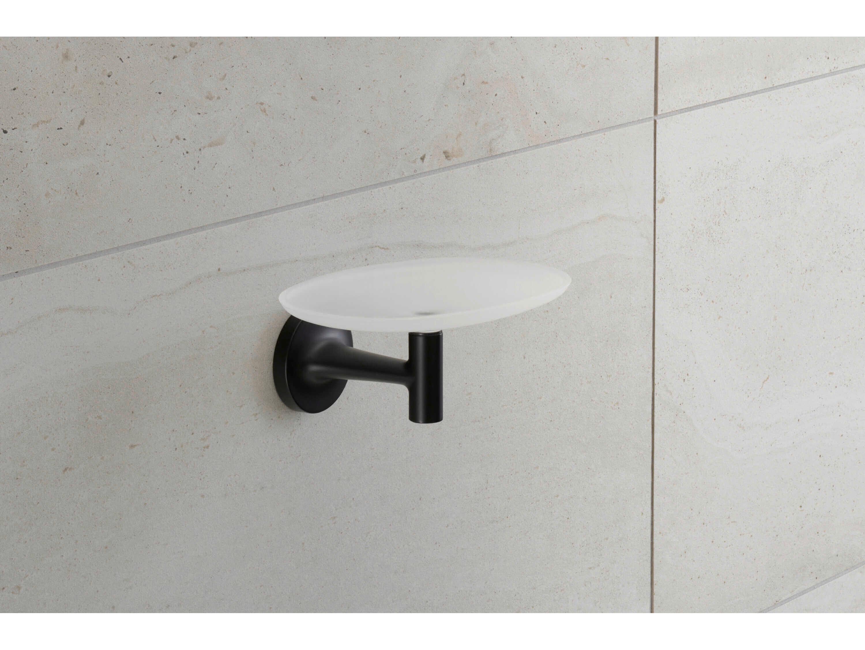 Duravit Starck T Matte Black Soap Dish