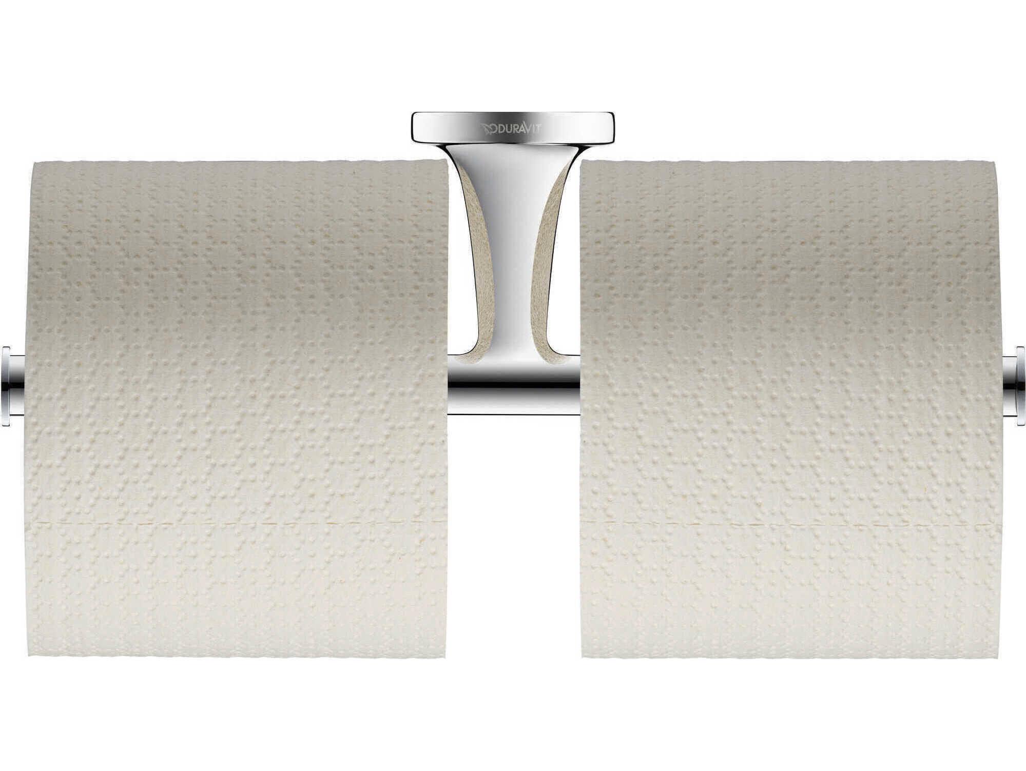 Duravit Starck T Chrome Double Toilet Paper Holder