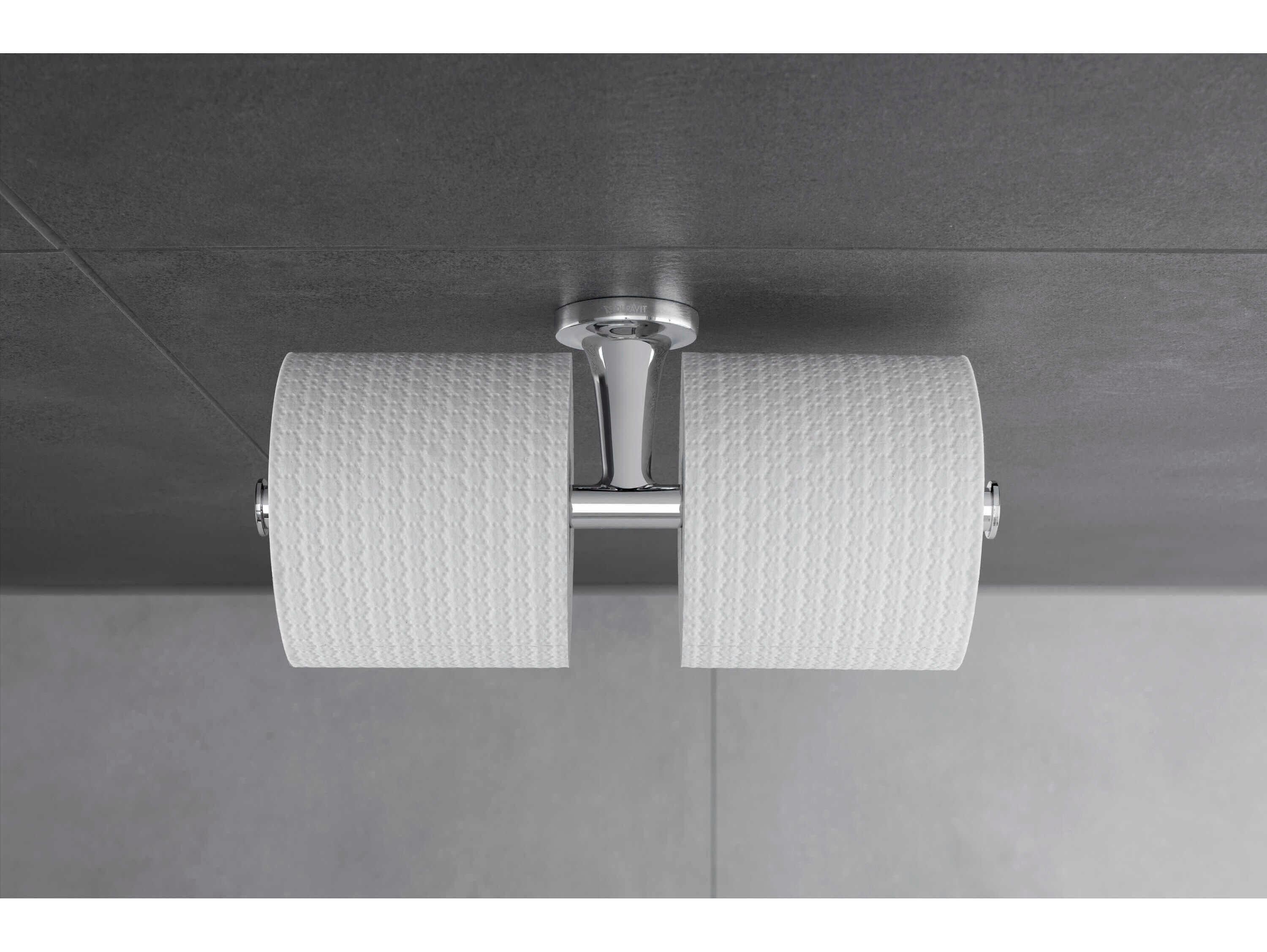 Duravit Starck T Chrome Double Toilet Paper Holder