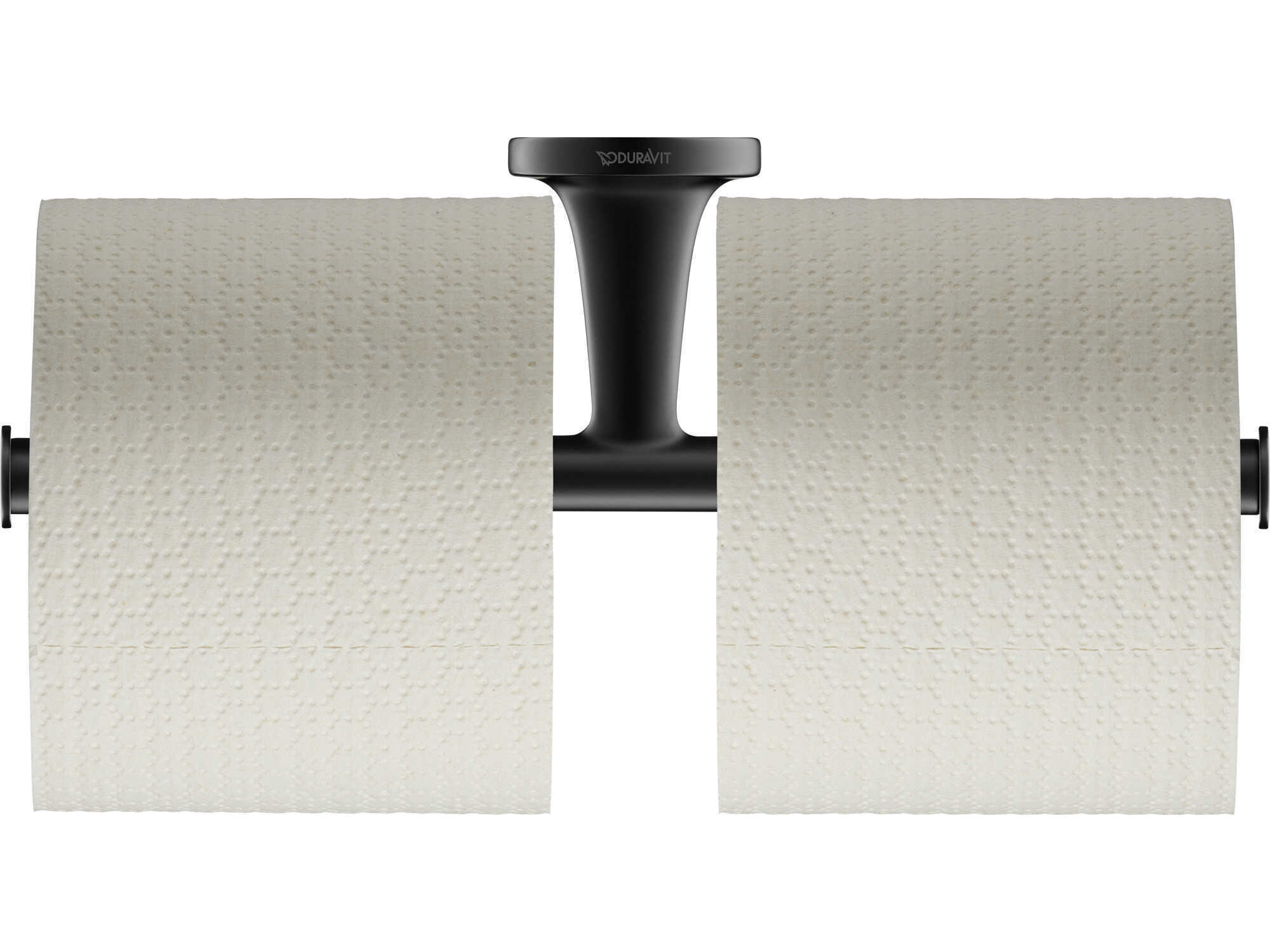 Duravit Starck T Matte Black Double Toilet Paper Holder